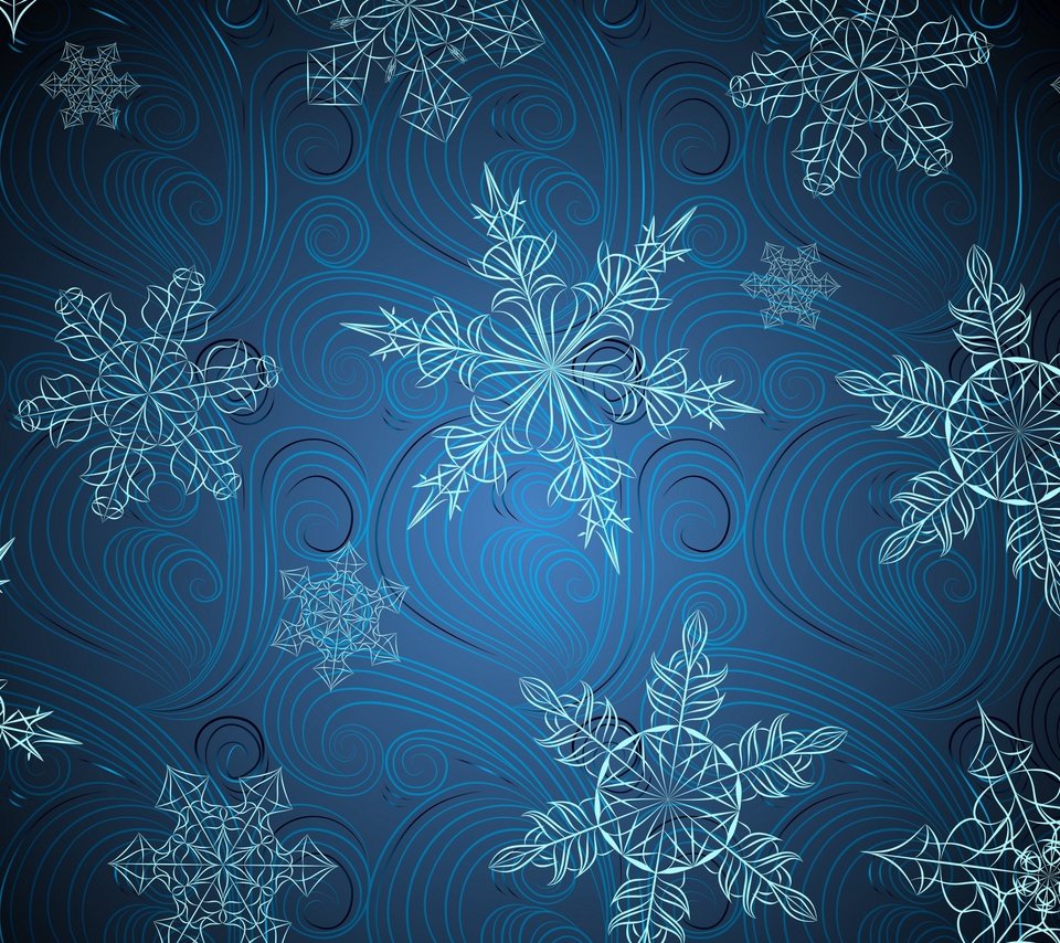 Обои текстура, снежинки, фон, узор, texture, snowflakes, background, pattern разрешение 3840x2400 Загрузить