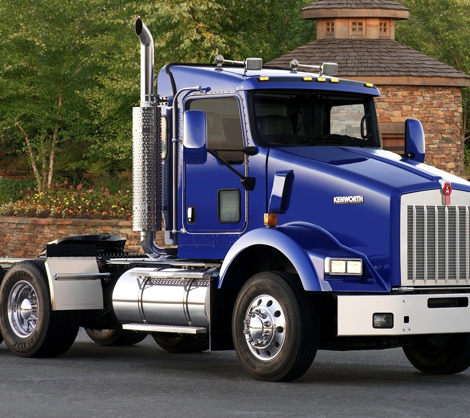 Обои синий, грузовик, kenworth, blue, truck разрешение 2560x1440 Загрузить