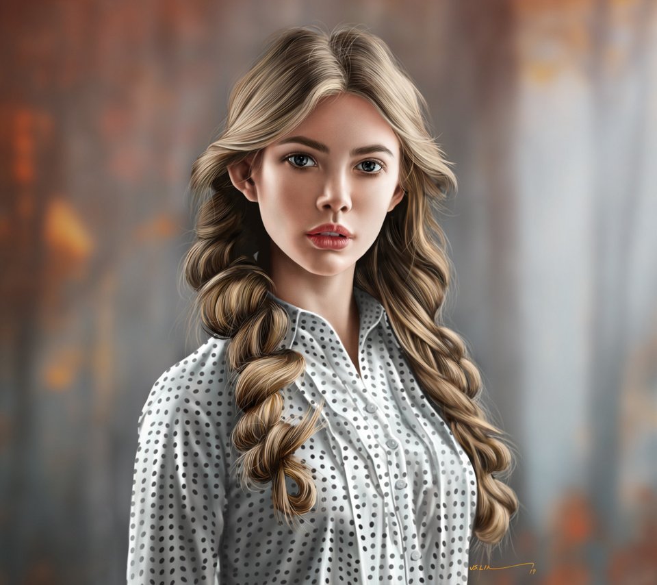 Обои jinsung lim, арт, by jinsung lim, braided hair, стиль, девушка, взгляд, красавица, лицо, локоны, красивая, art, style, girl, look, beauty, face, curls, beautiful разрешение 2112x1188 Загрузить