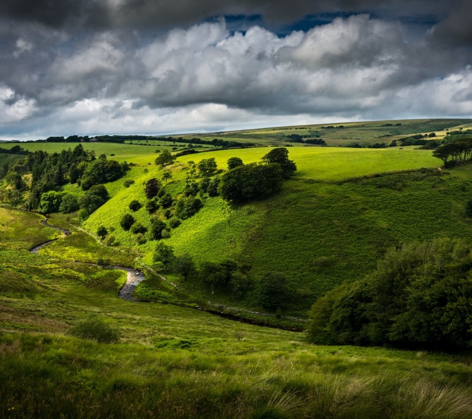 Обои небо, дорога, холмы, кусты, the sky, road, hills, the bushes разрешение 3840x2160 Загрузить