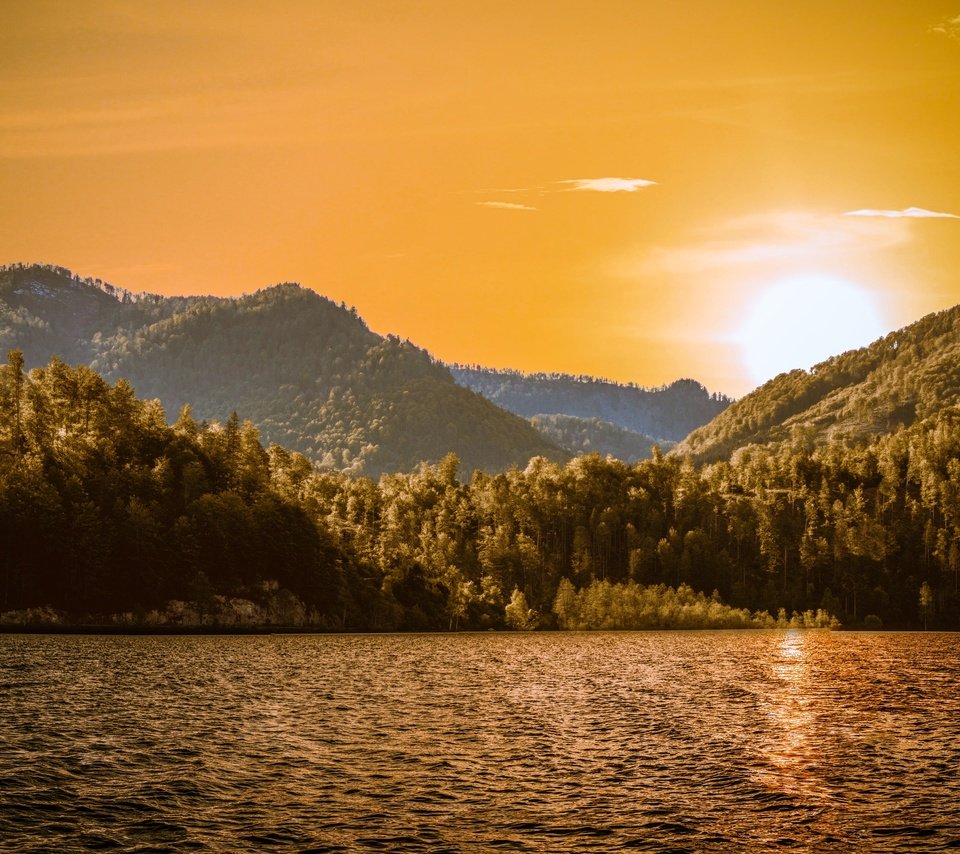 Обои вода, озеро, природа, рассвет, гора, water, lake, nature, dawn, mountain разрешение 7680x4320 Загрузить