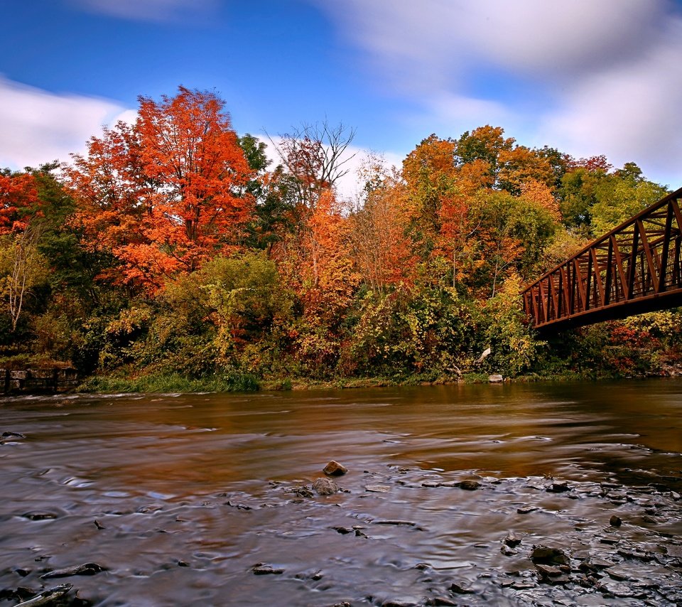 Обои мост, канада, bridge, canada разрешение 4096x2730 Загрузить