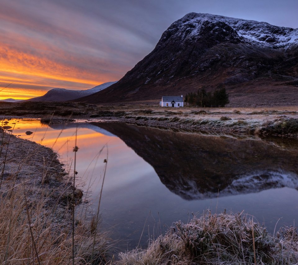 Обои шотландия, хайленд, glencoe, river coe, scotland, highland разрешение 2112x1188 Загрузить