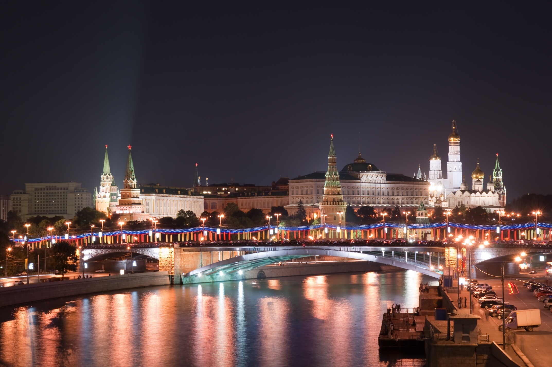 ночная красная площадь Москва скачать