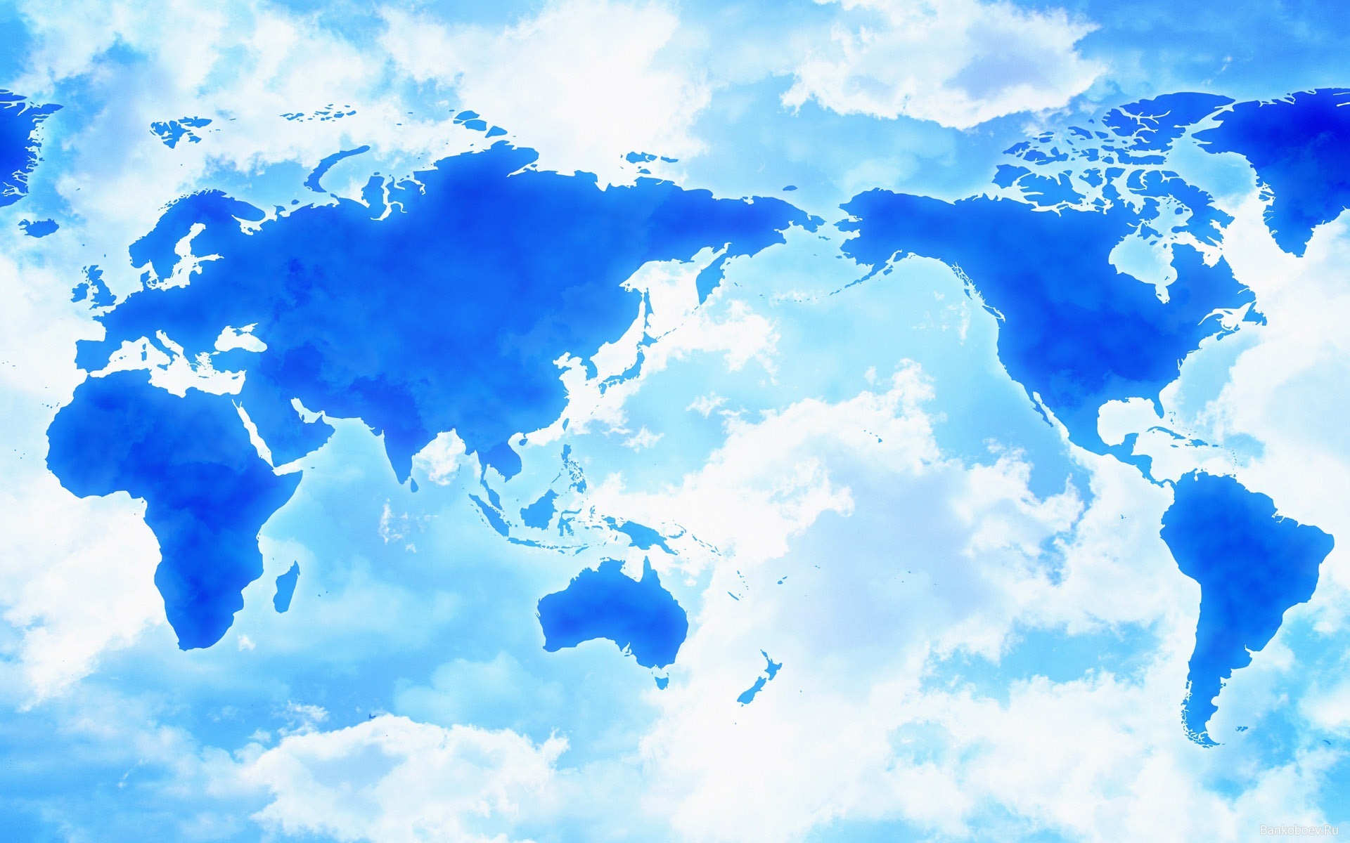 Обои облака, америка, карта, азия, африка, clouds, america, map, asia, africa разрешение 1920x1200 Загрузить