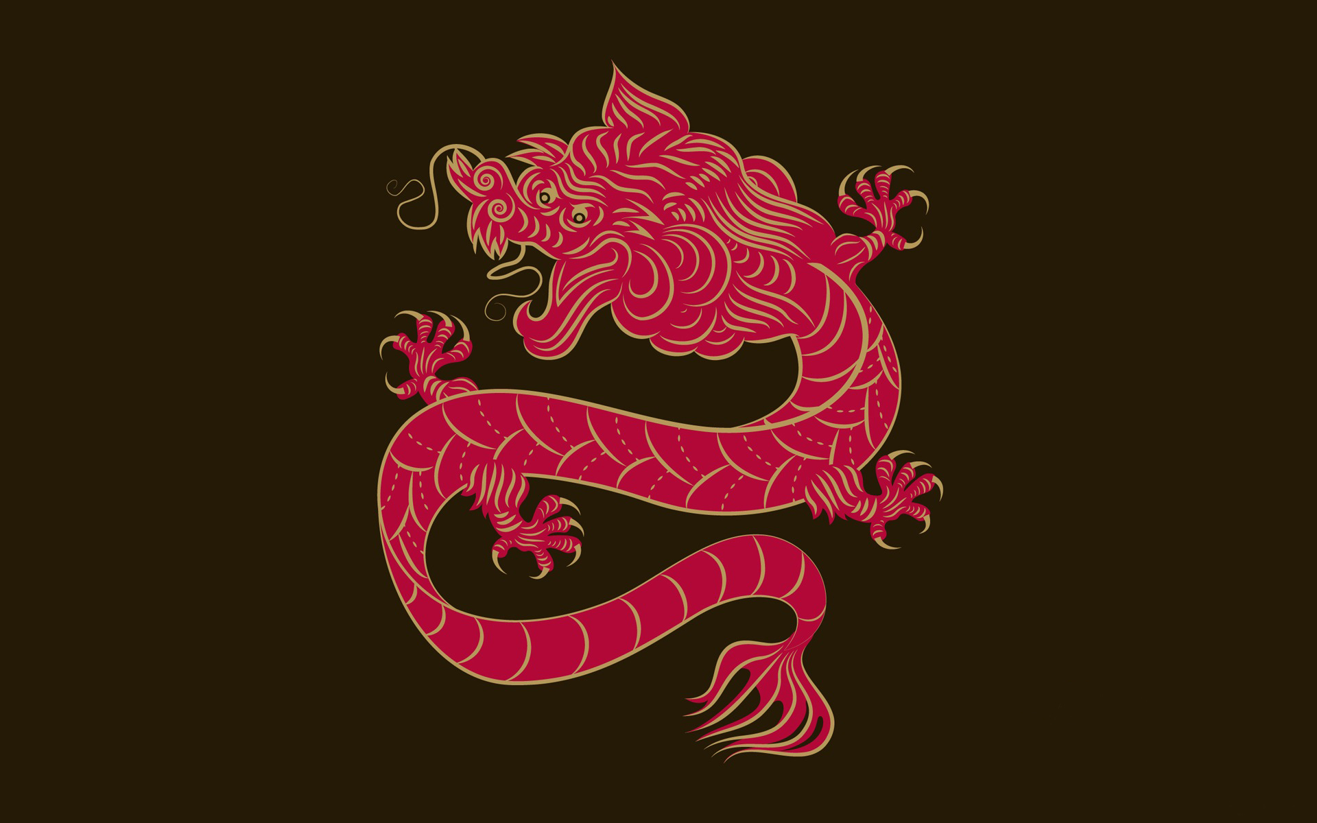 Обои дракон, китай, орнамент, dragon, china, ornament разрешение 1920x1200 Загрузить