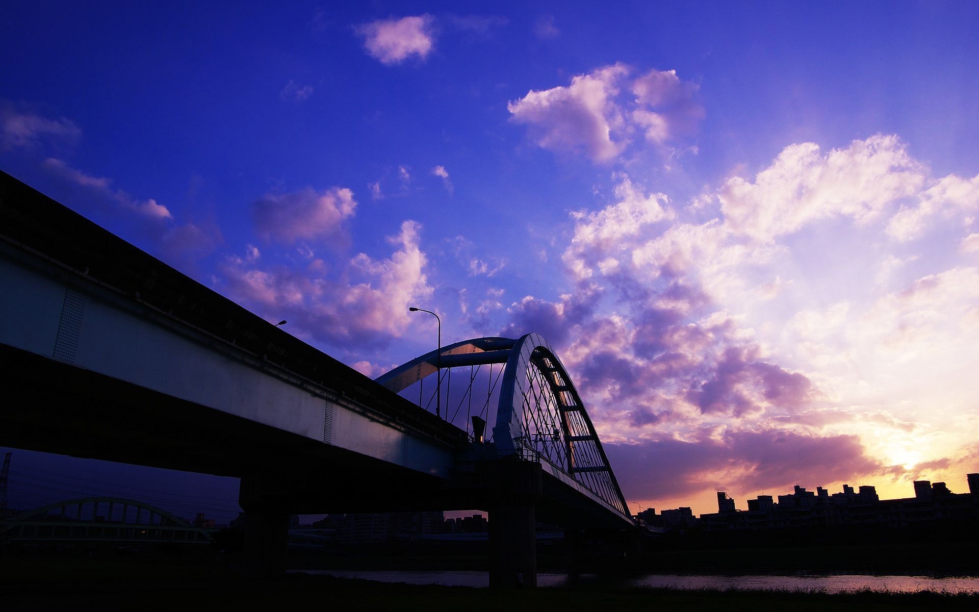 мост город небо бесплатно