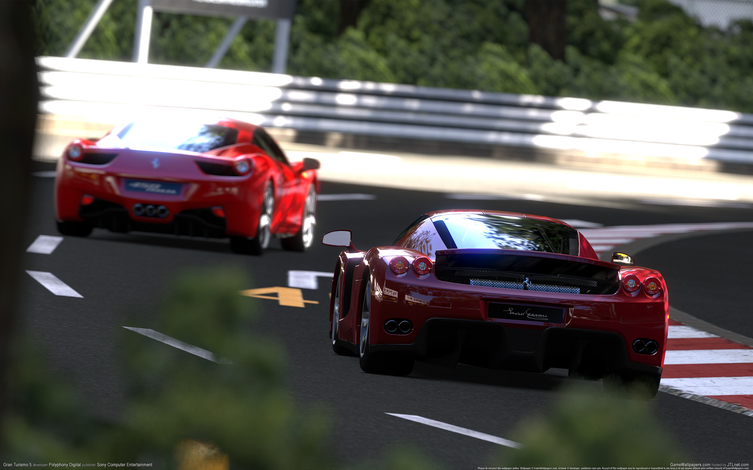 Обои гонка, gran turismo 5, феррари, race, ferrari разрешение 2560x1600 Загрузить