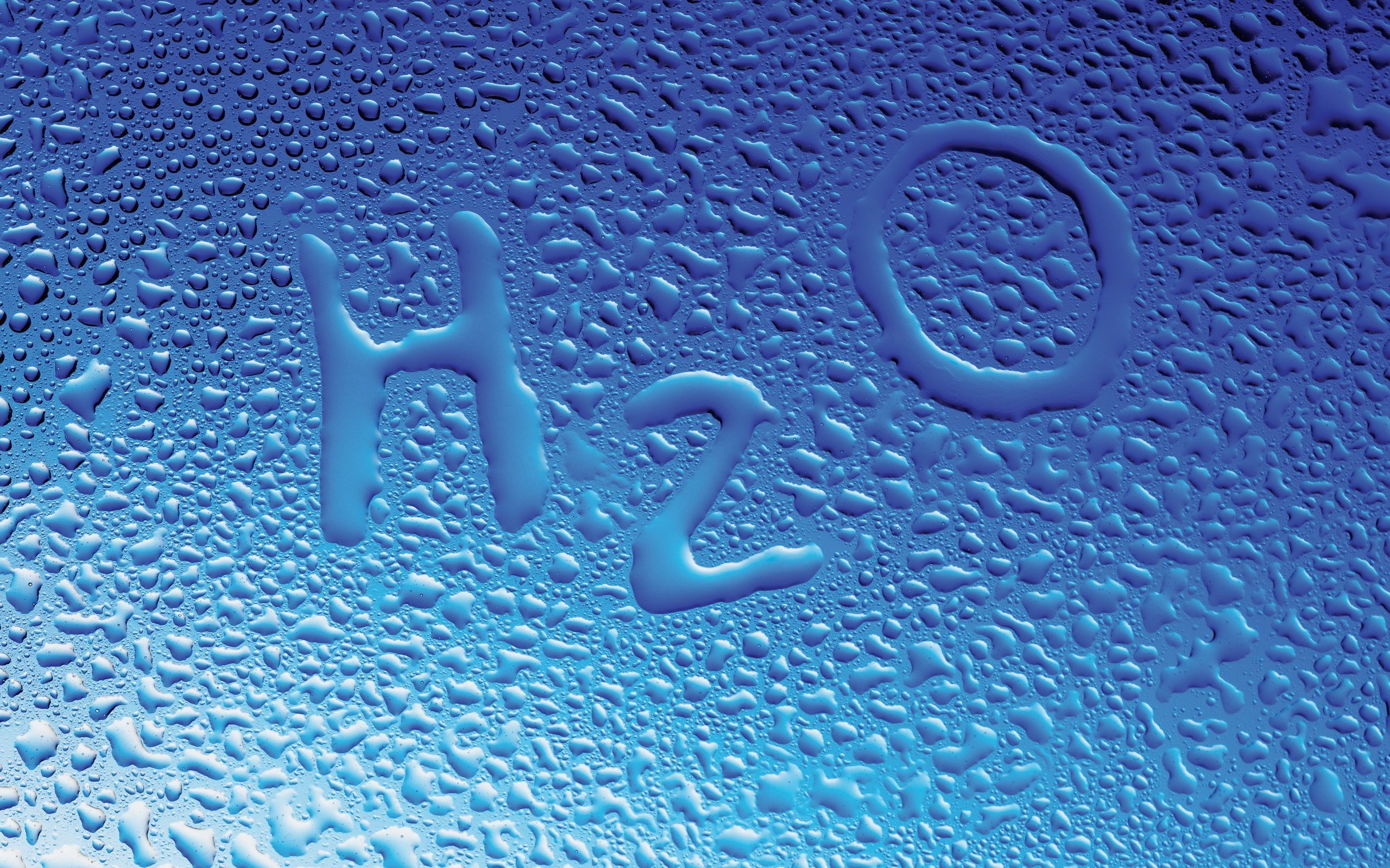Обои вода, капли, стекло, формула, water, drops, glass, formula разрешение 2560x1600 Загрузить