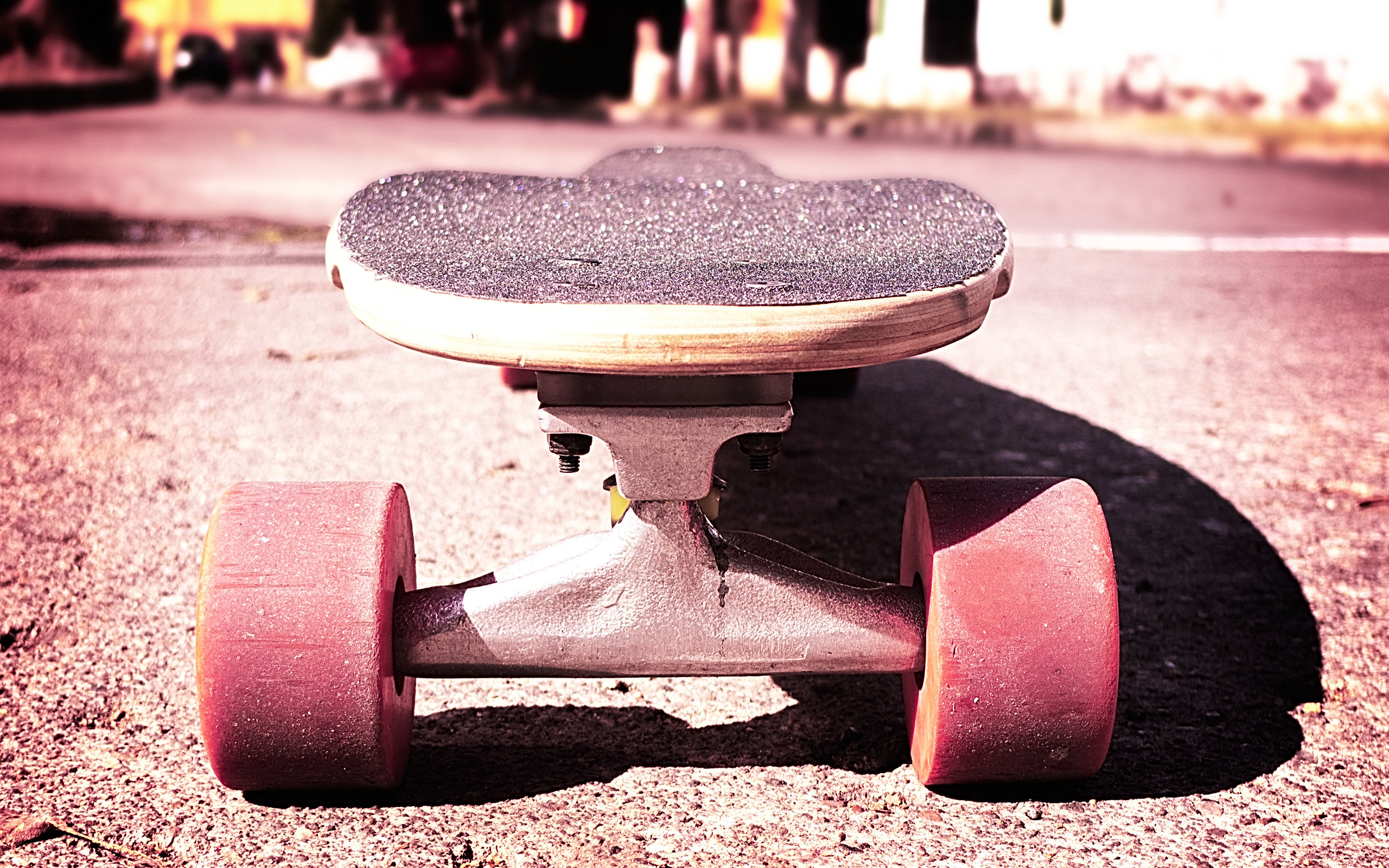 Обои макро, скейт, розовый, macro, skate, pink разрешение 2560x1600 Загрузить
