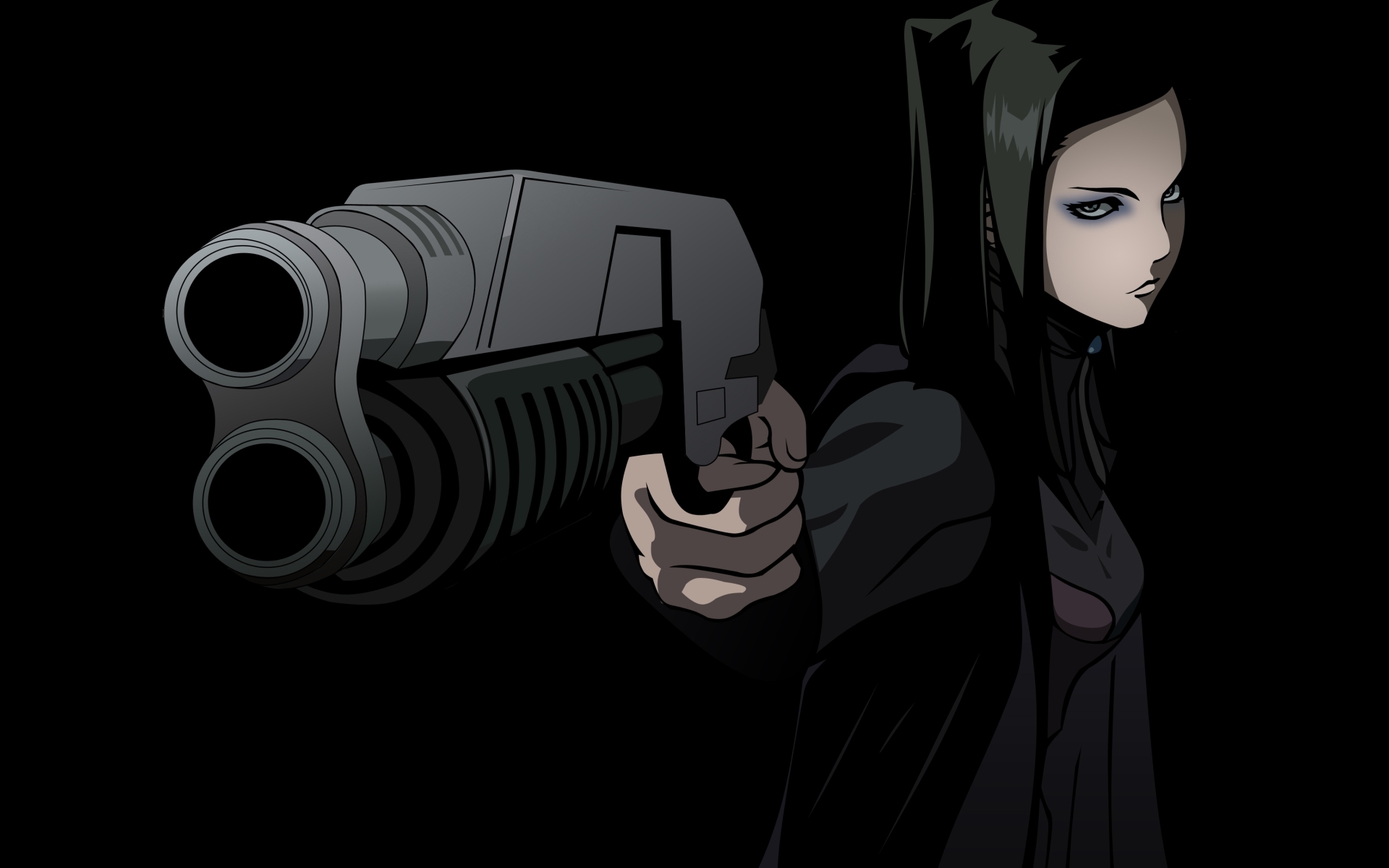 Скачать обои дробовик, эрго прокси, рил мэйер, shotgun, ergo proxy  разрешение 1920x1200 #10354