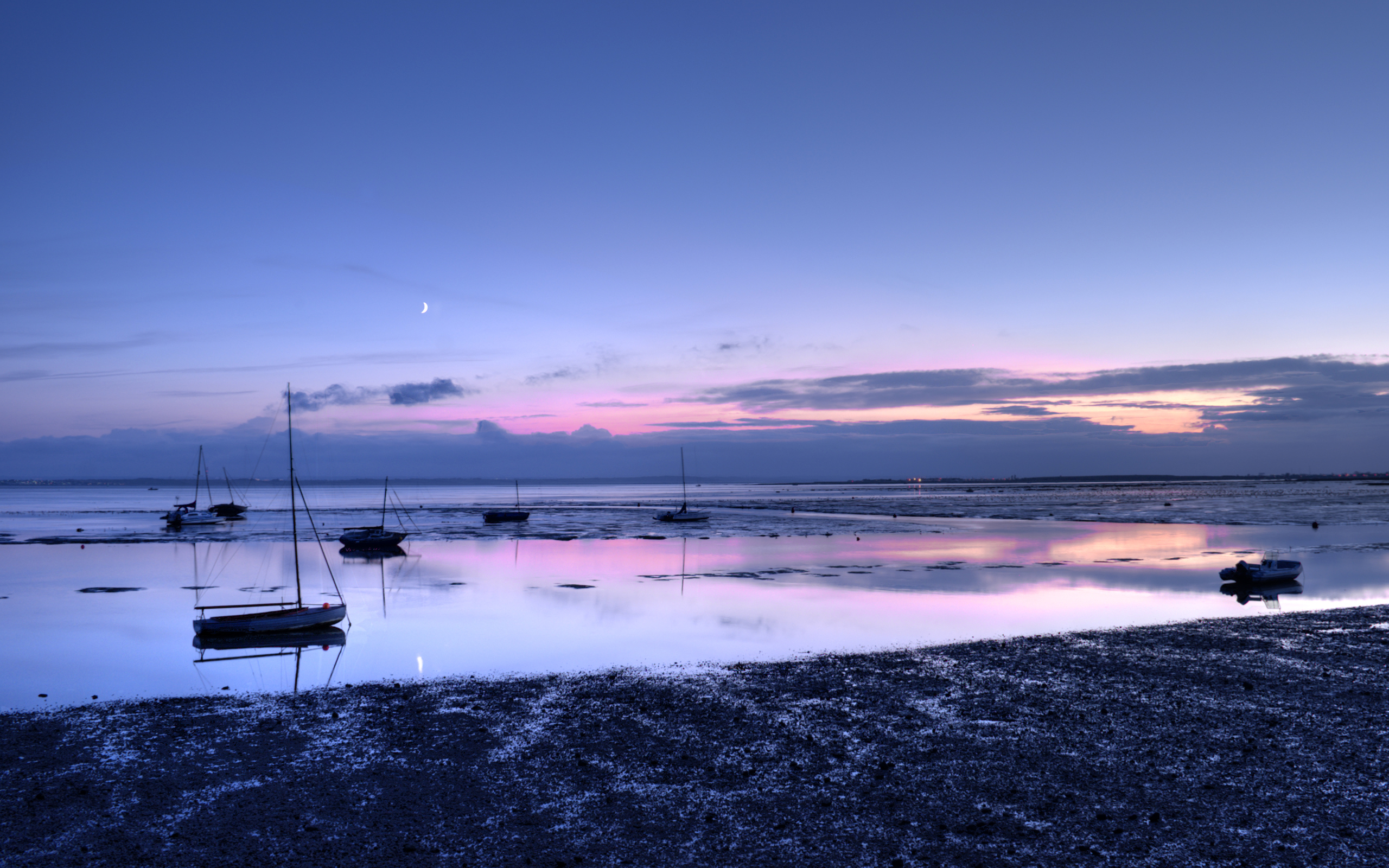 Обои вода, берег, корабли, яхты, океан, tranquility, water, shore, ships, yachts, the ocean разрешение 2560x1600 Загрузить