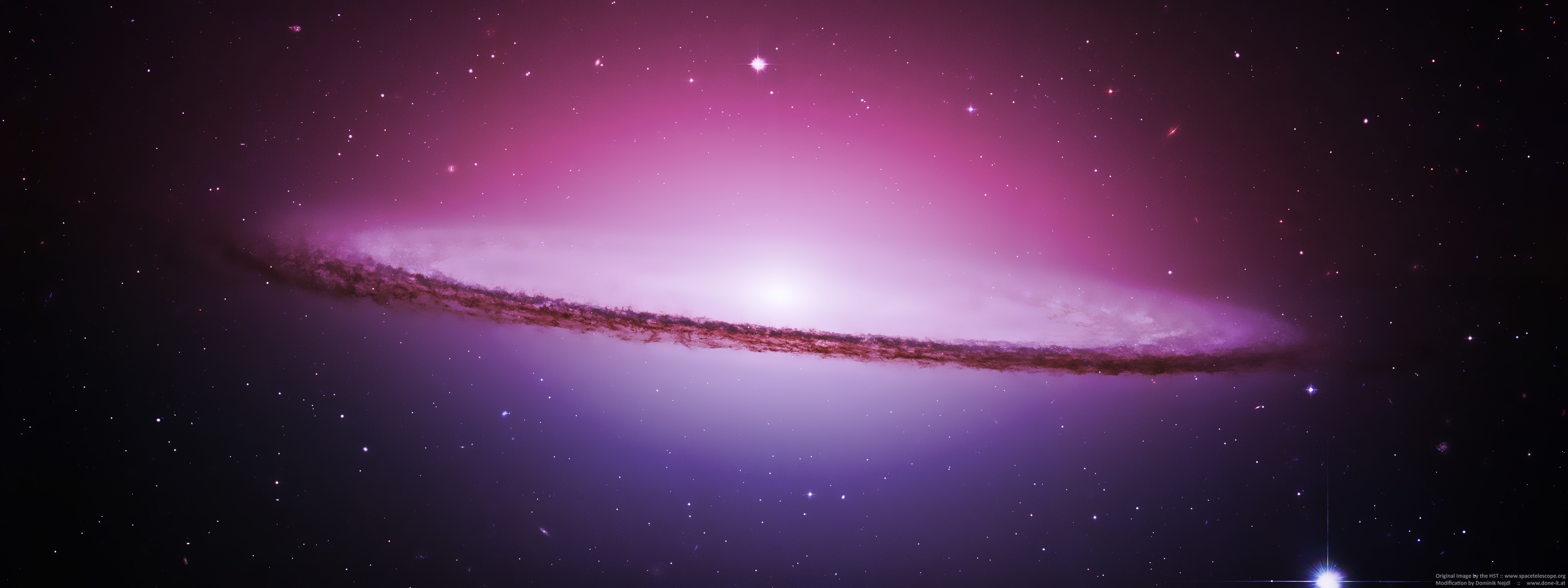 Обои космос, фиолетовый, галактика, space, purple, galaxy разрешение 3200x1200 Загрузить