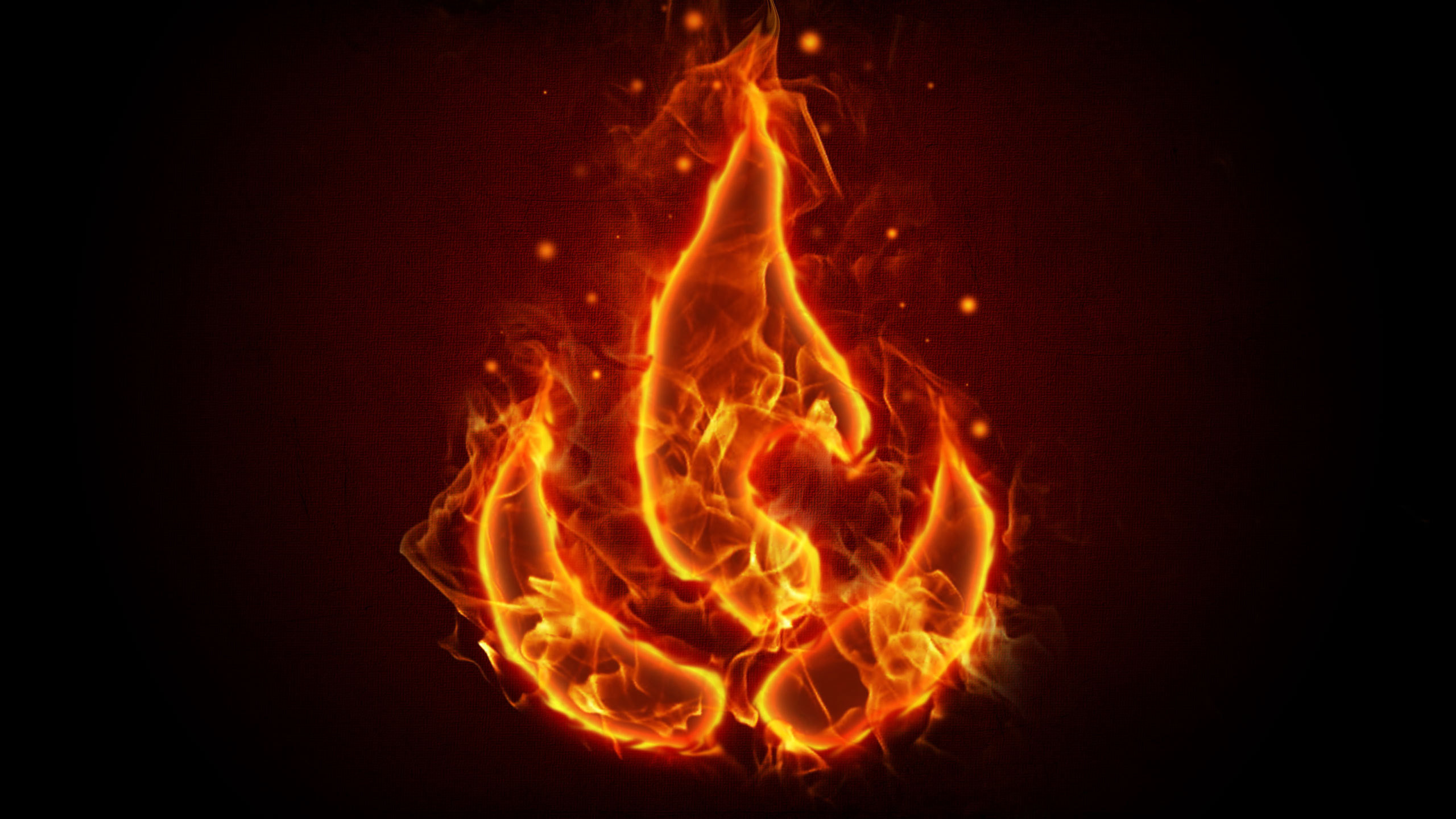 Обои огонь, символ, повелитель стихий, fire, symbol, the last airbender разрешение 2560x1440 Загрузить
