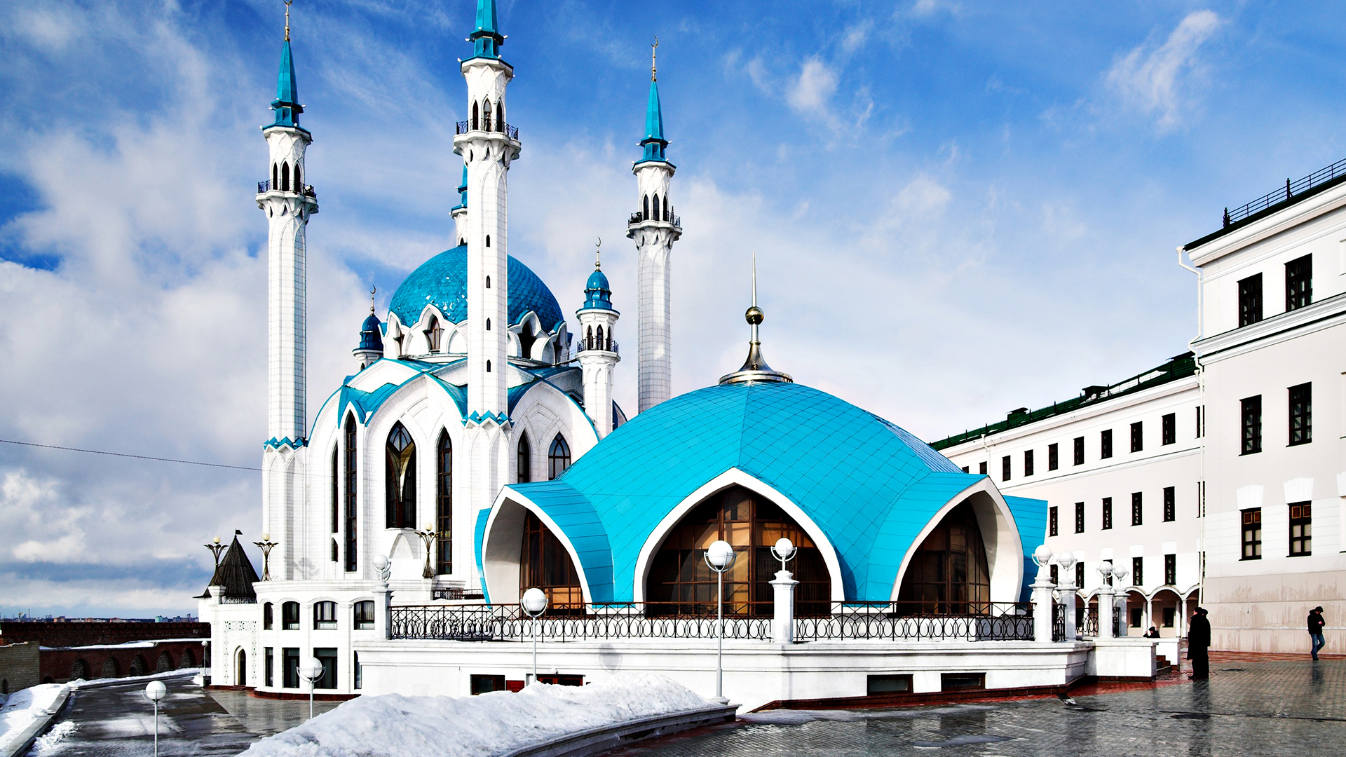 страны архитектура ночь мечеть Астана Казахстан бесплатно