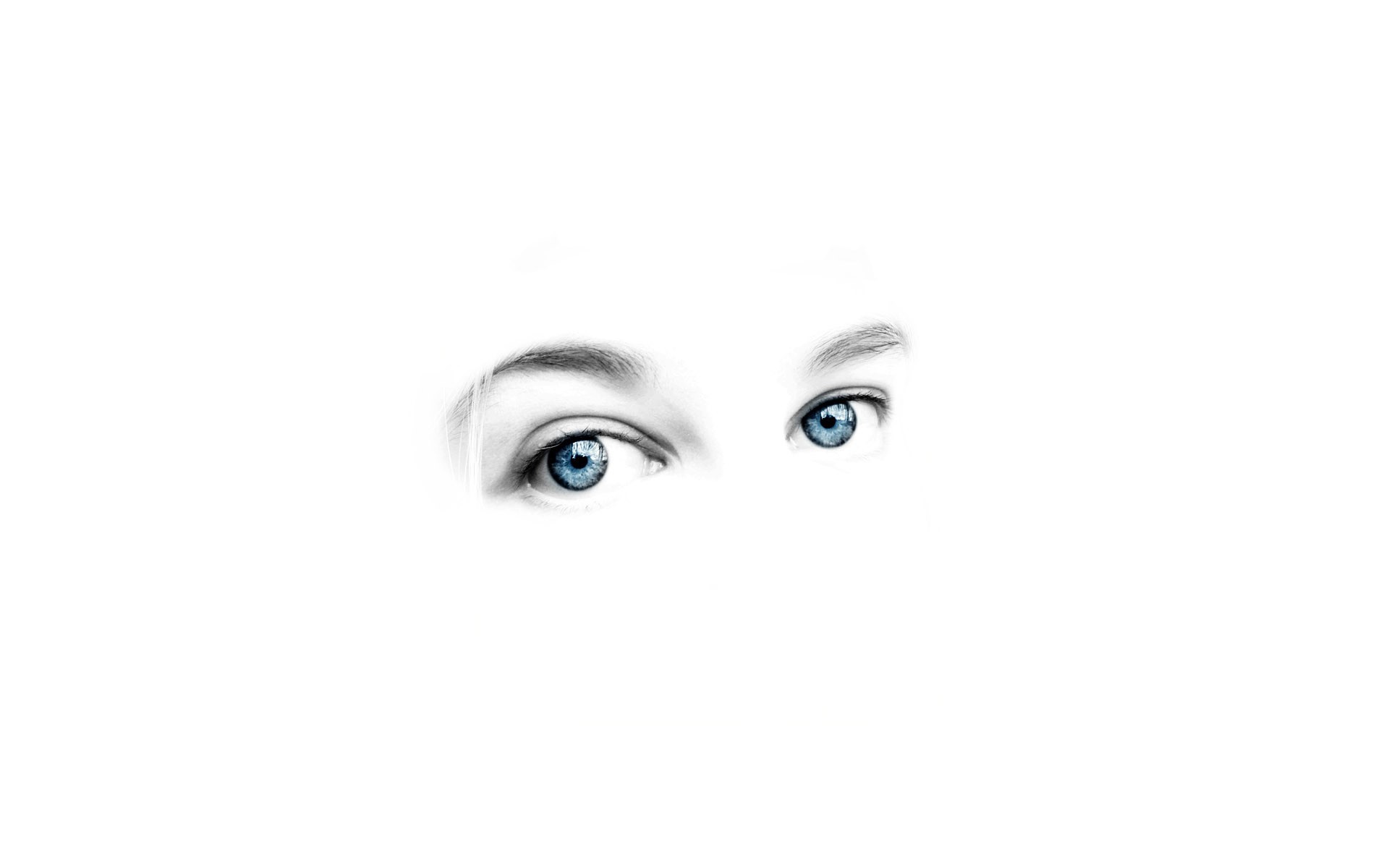 Обои глаза, человек, белый фон, eyes, people, white background разрешение 1920x1200 Загрузить