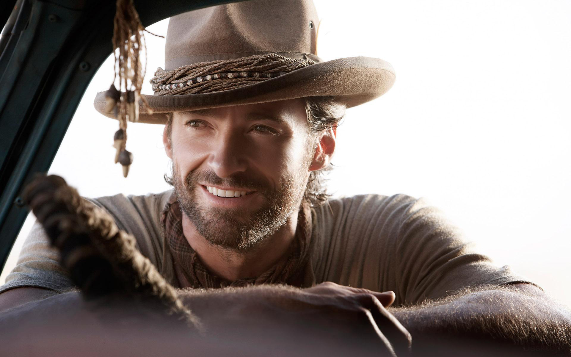 Обои улыбка, актёр, хью джекман, шляпа, smile, actor, hugh jackman, hat разрешение 1920x1200 Загрузить