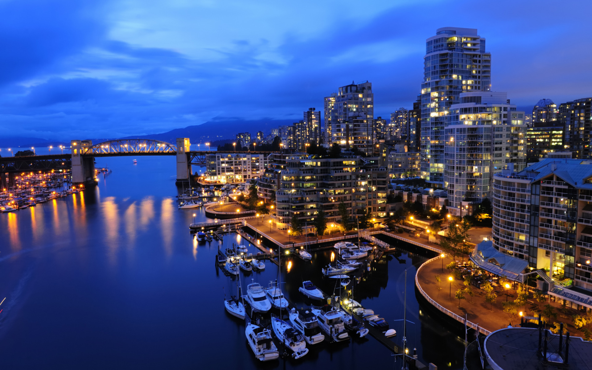 страны архитектура корабли река Канада Ванкувер без смс