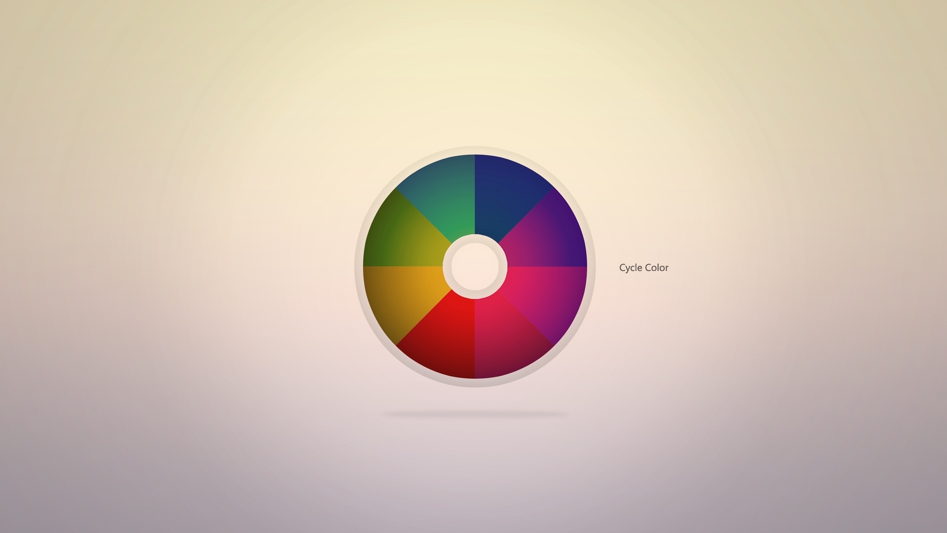 Обои краски, радуга, минимализм, спектр, окрас, цветовой круг, paint, rainbow, minimalism, range, color, the color wheel разрешение 1920x1080 Загрузить