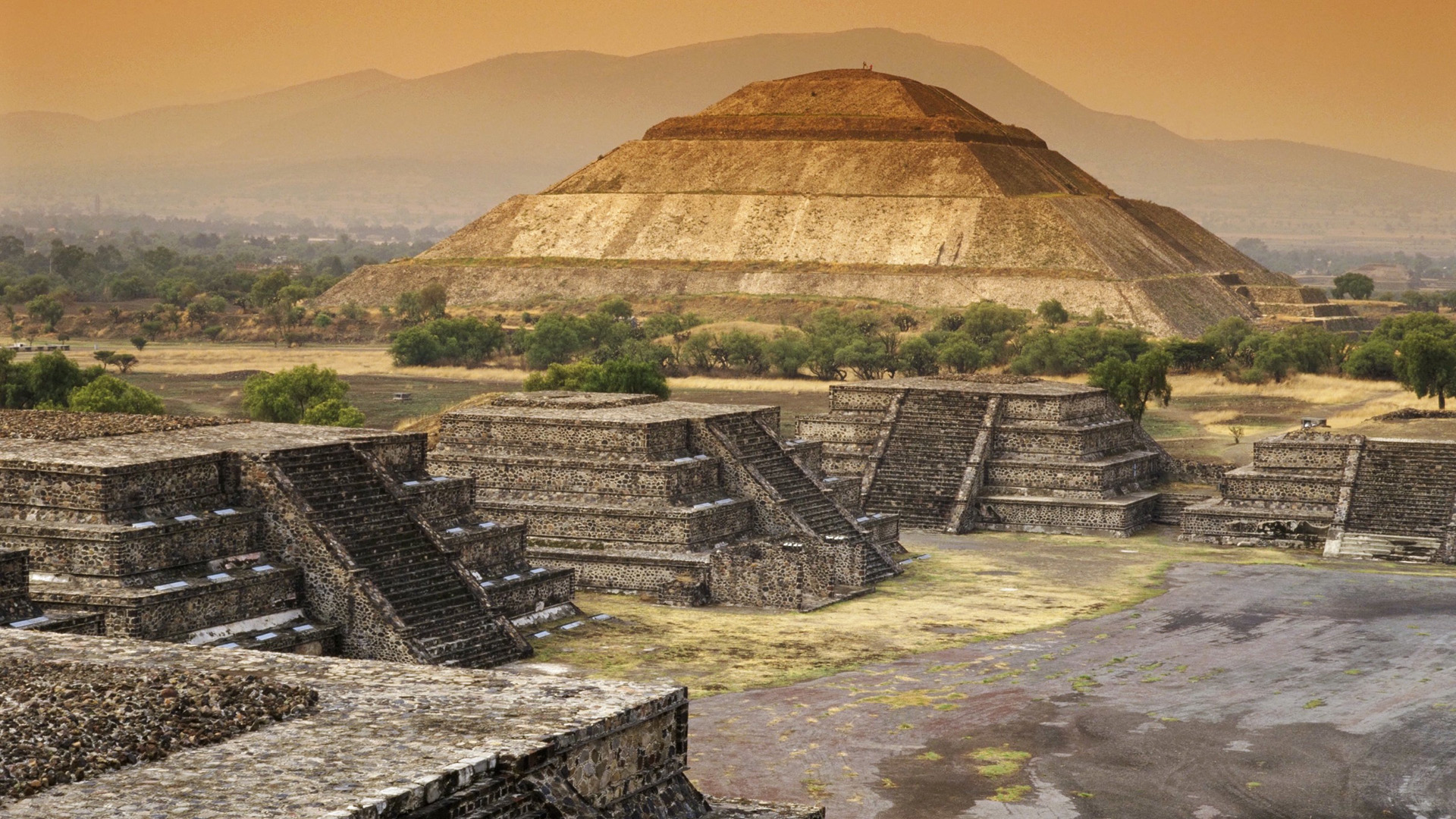 Пирамиды Теотиуакан Мексика