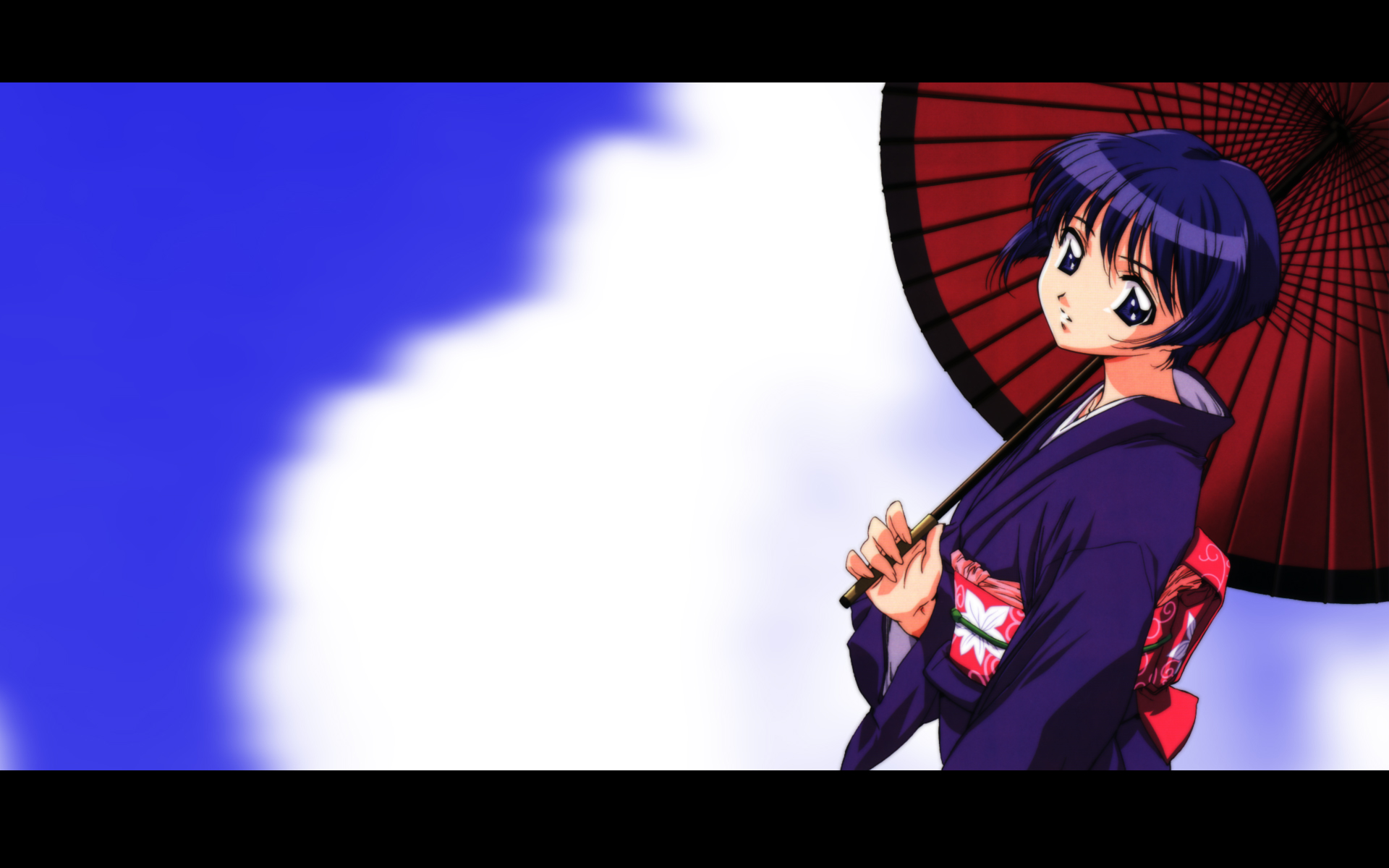 Обои зонт, ai yori aoshi, sakuraba aoi, umbrella разрешение 1920x1200 Загрузить