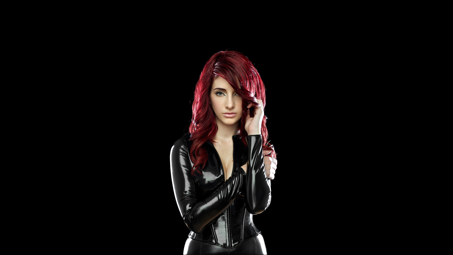 Обои черный фон, кожа, сьюзан коффи, black background, leather, susan coffey разрешение 1920x1080 Загрузить