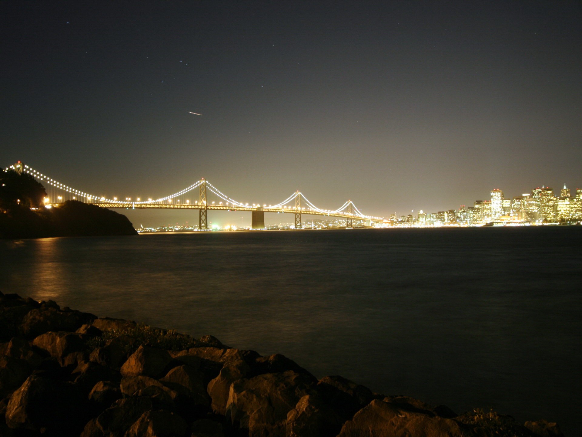 страны архитектура мост река ночь скачать