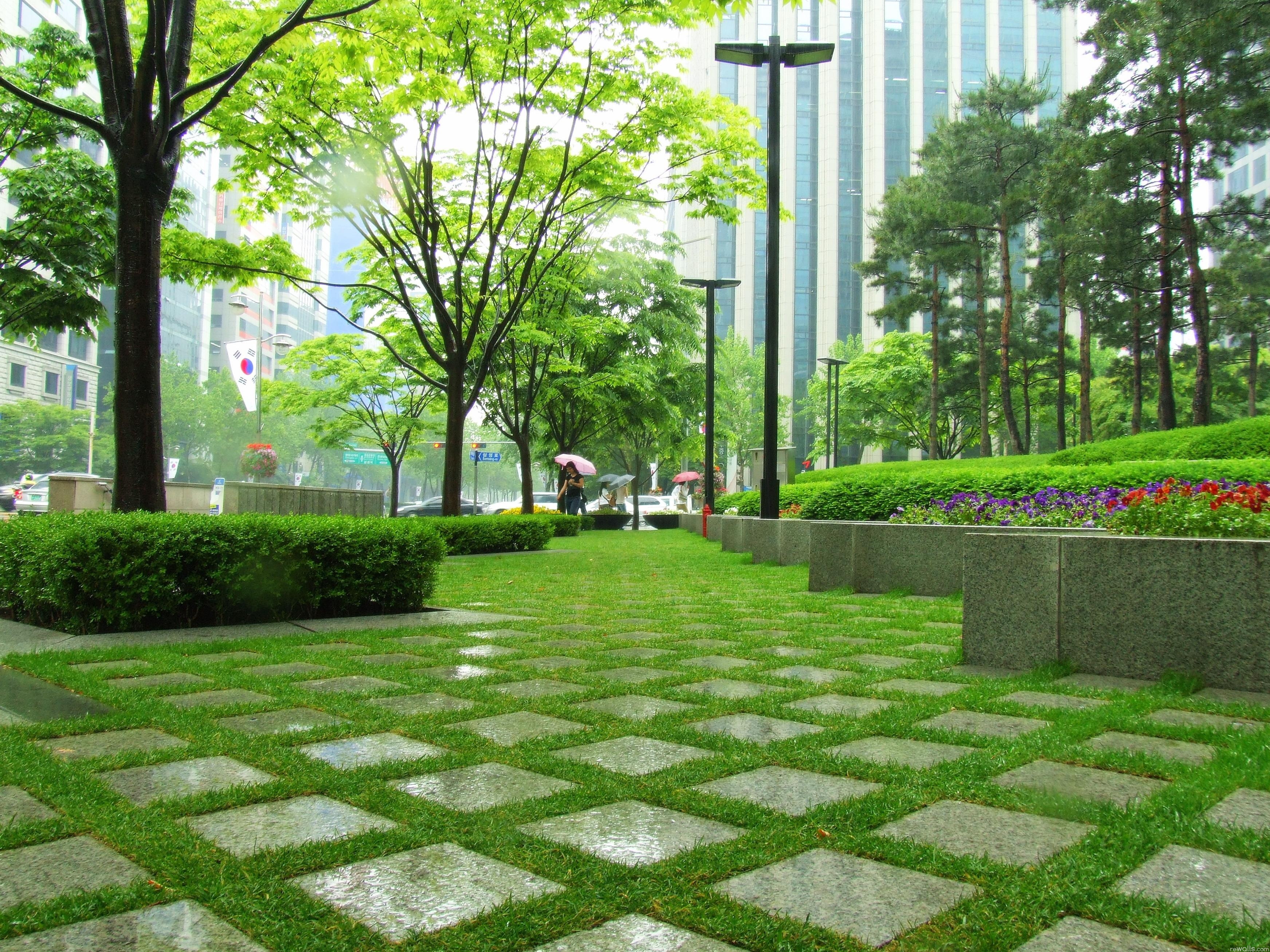 Зеленая зона земля. Green Park Озеленение. Сеул Плаза зеленая зона. Парк Сити-сквер. Зеленые зоны в городе.