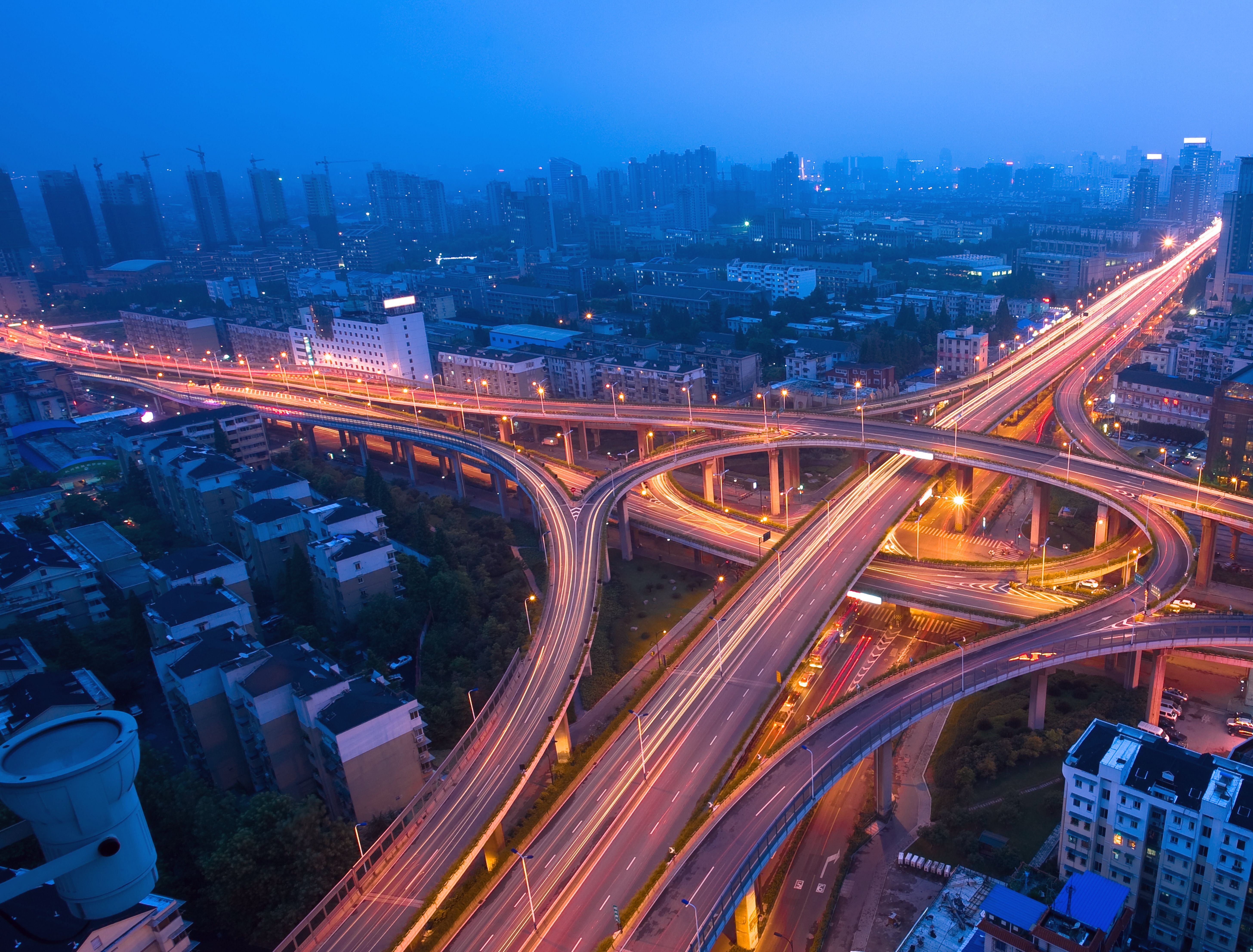 Китай путепровод дороги ночь без смс