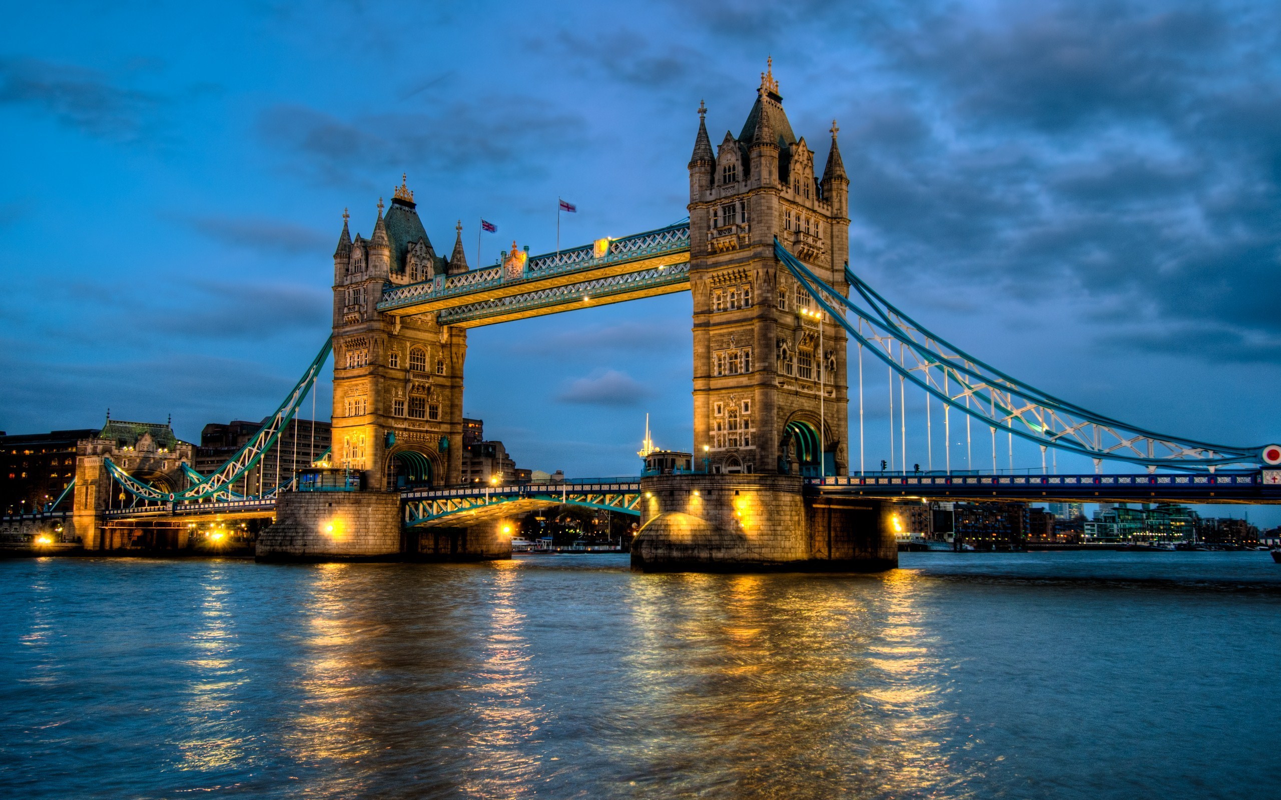 Обои река, мост, лондон, темза, англия, river, bridge, london, thames, england разрешение 2560x1600 Загрузить