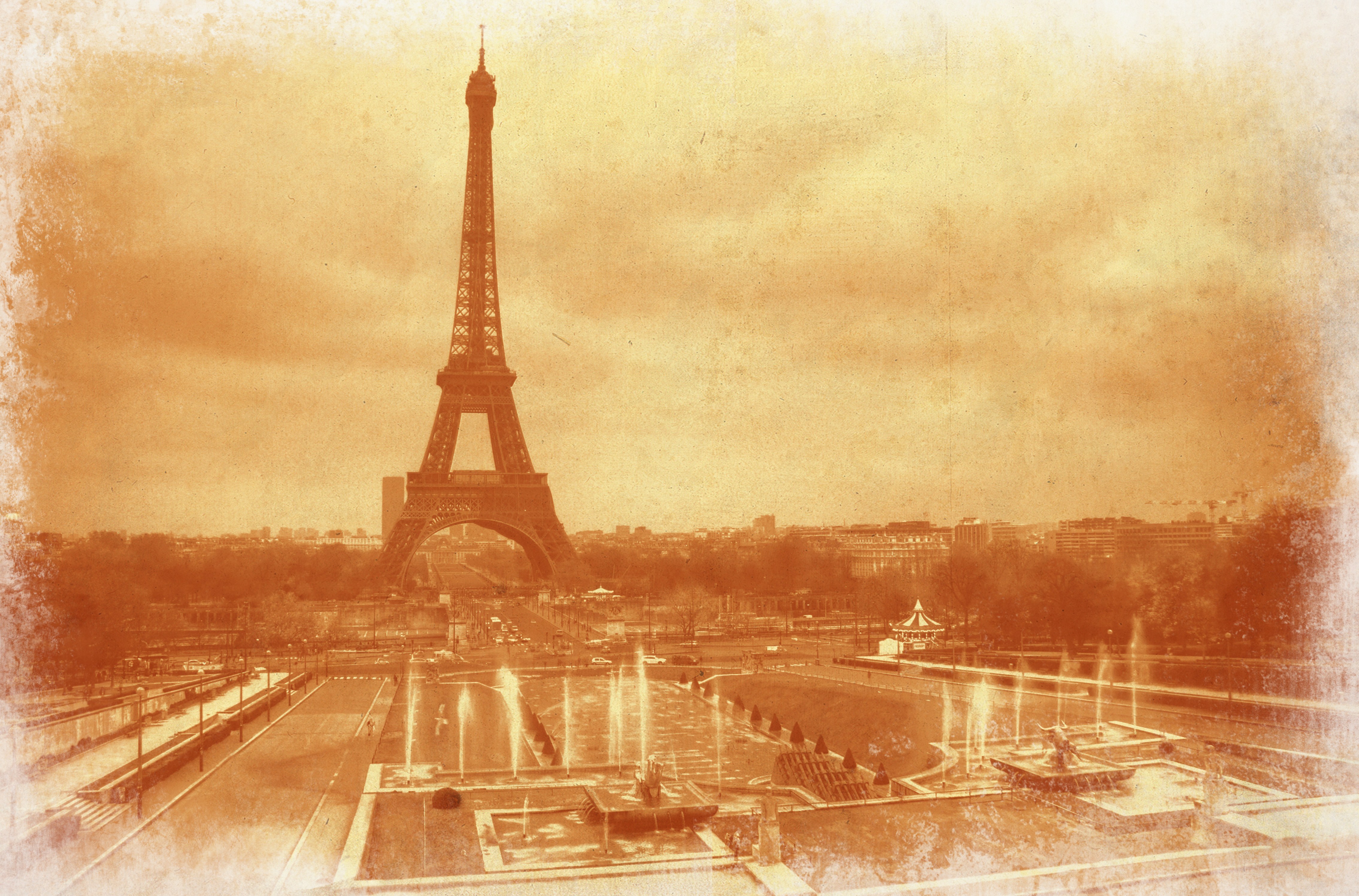 Париж в красках Эйфелева башня загрузить