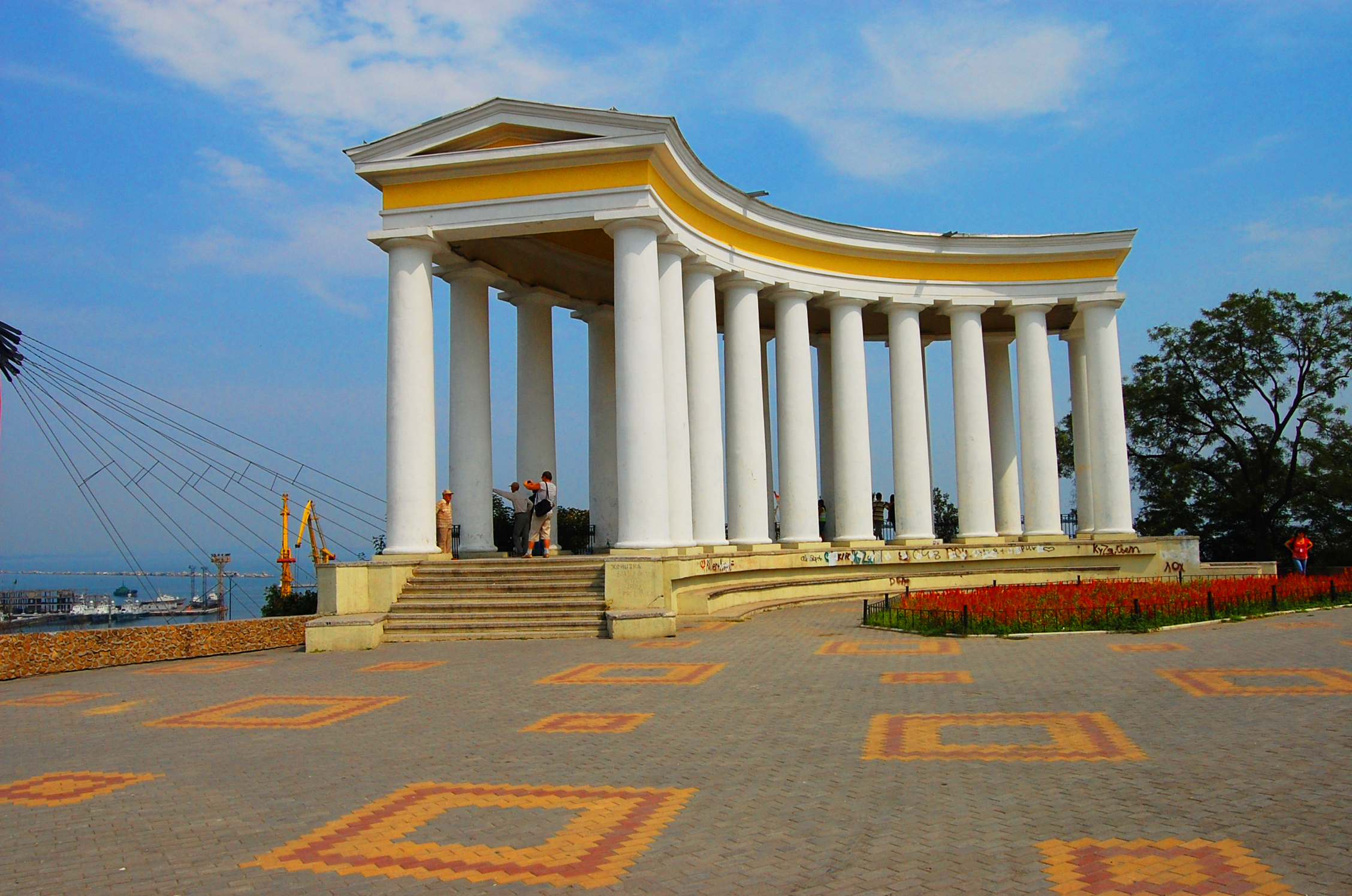 Обои лето, архитектура, колоннада, summer, architecture, colonnade разрешение 2256x1496 Загрузить