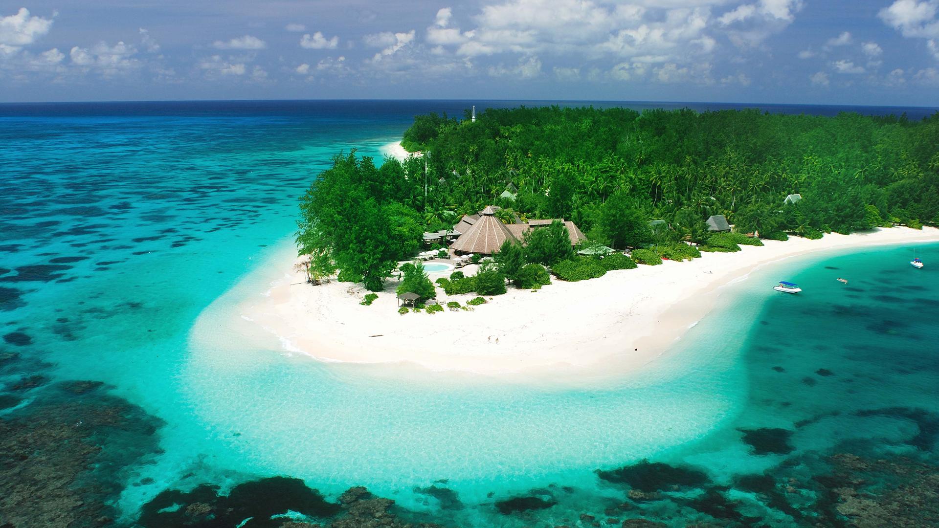 Обои пляж, тропики, мальдивы, beach, tropics, the maldives разрешение 1920x1080 Загрузить