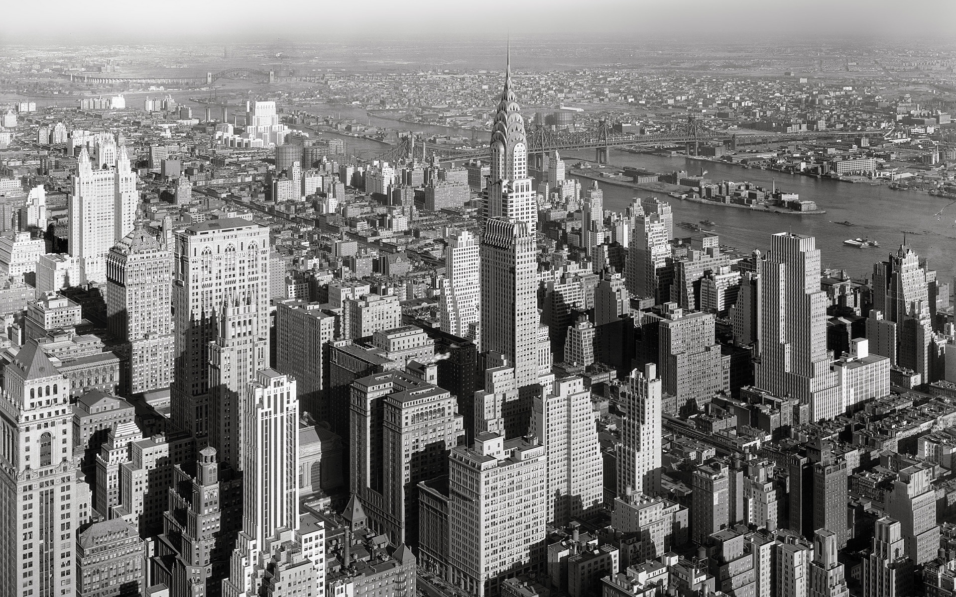 Обои панорама, сша, нью-йорк, манхэттен, panorama, usa, new york, manhattan разрешение 1920x1200 Загрузить