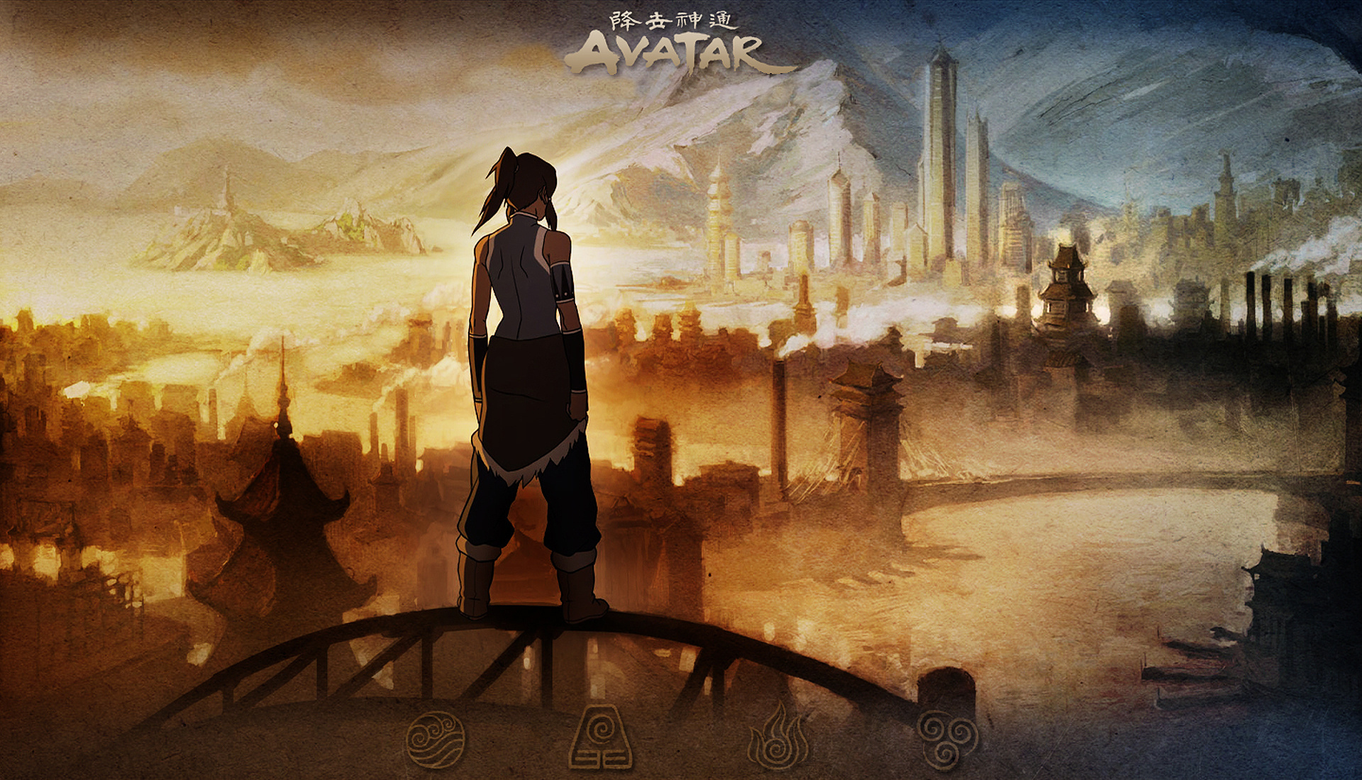 Скачать обои повелитель стихий, аватар, the last airbender, avatar  разрешение 1024x1024 #54227