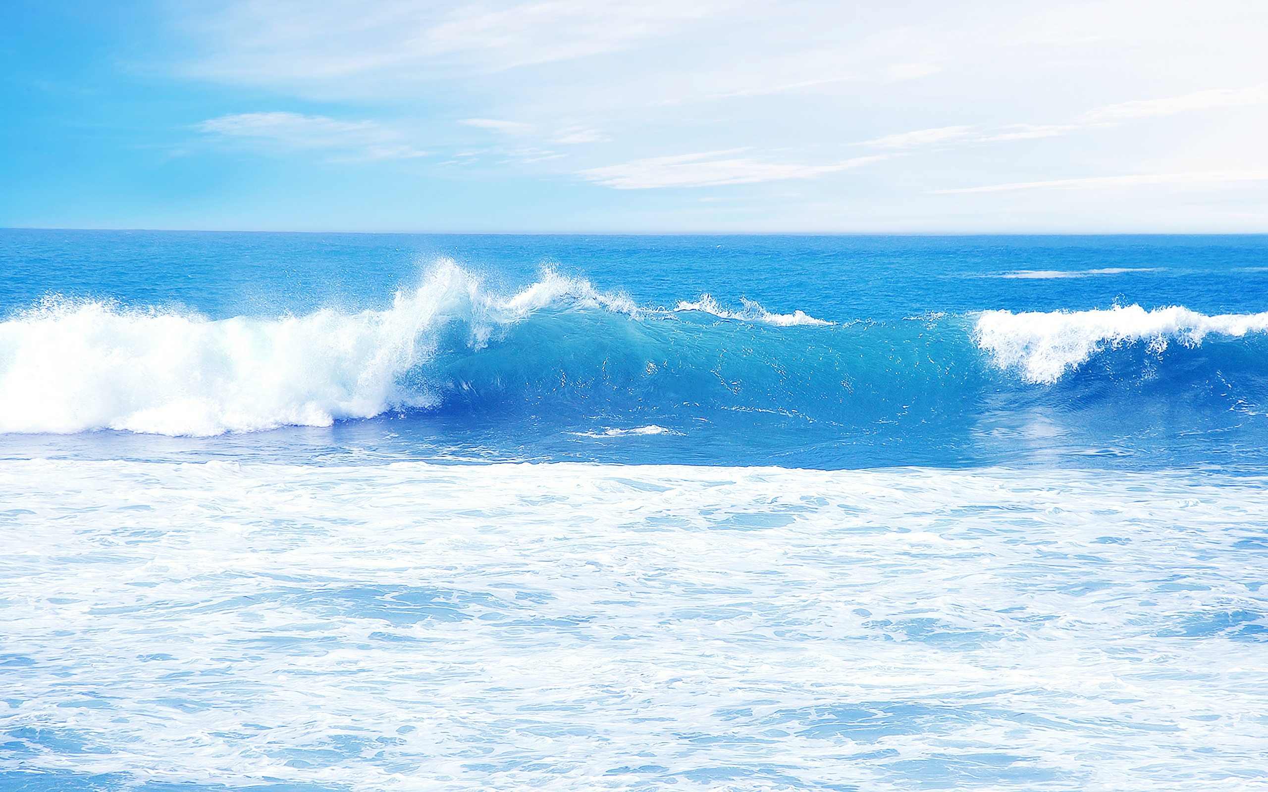 Скачать обои море, волна, sea, wave разрешение 1024x1024 #54935.