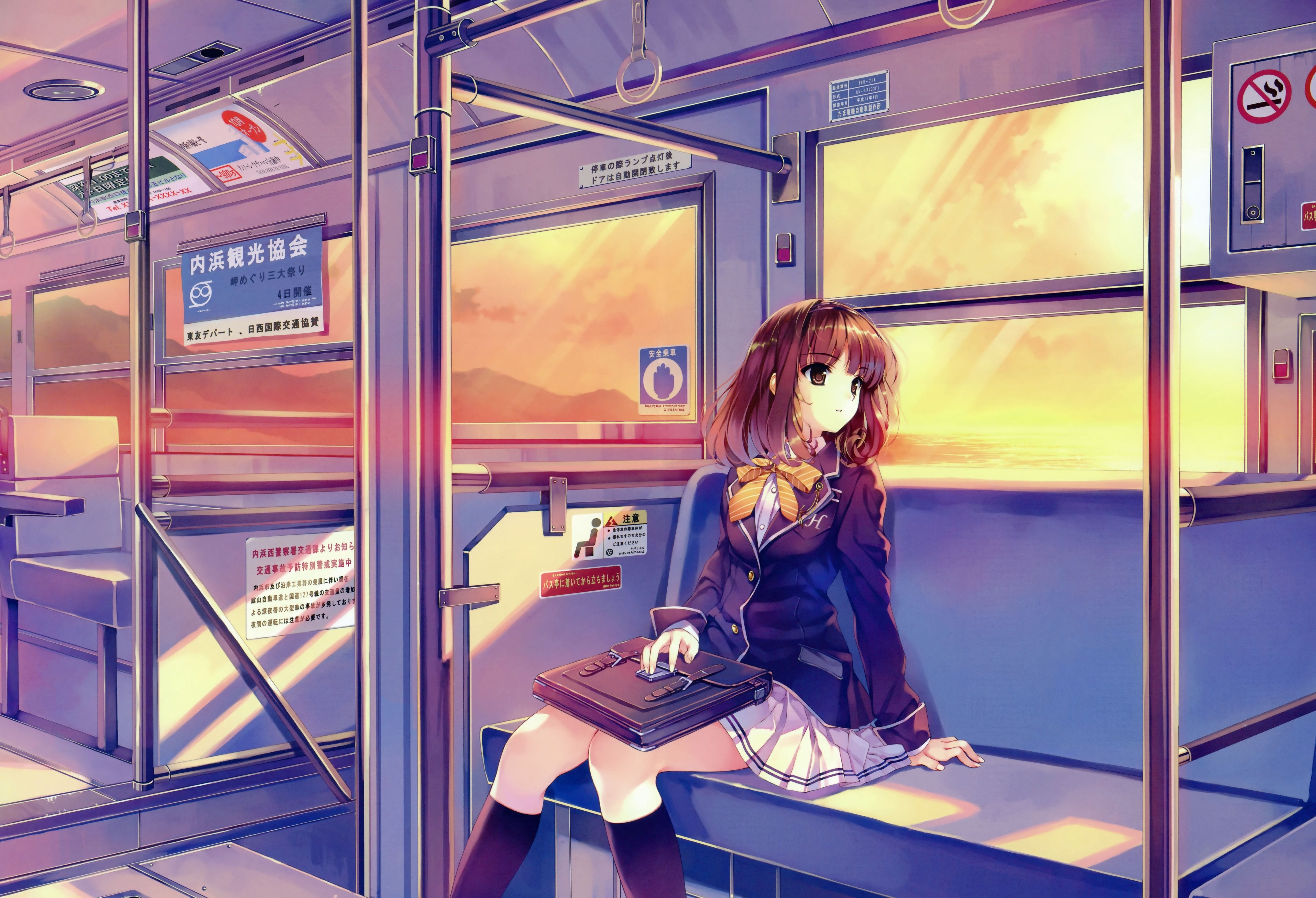 Обои девушка, аниме, метро, portfel, girl, anime, metro разрешение 5890x4021 Загрузить