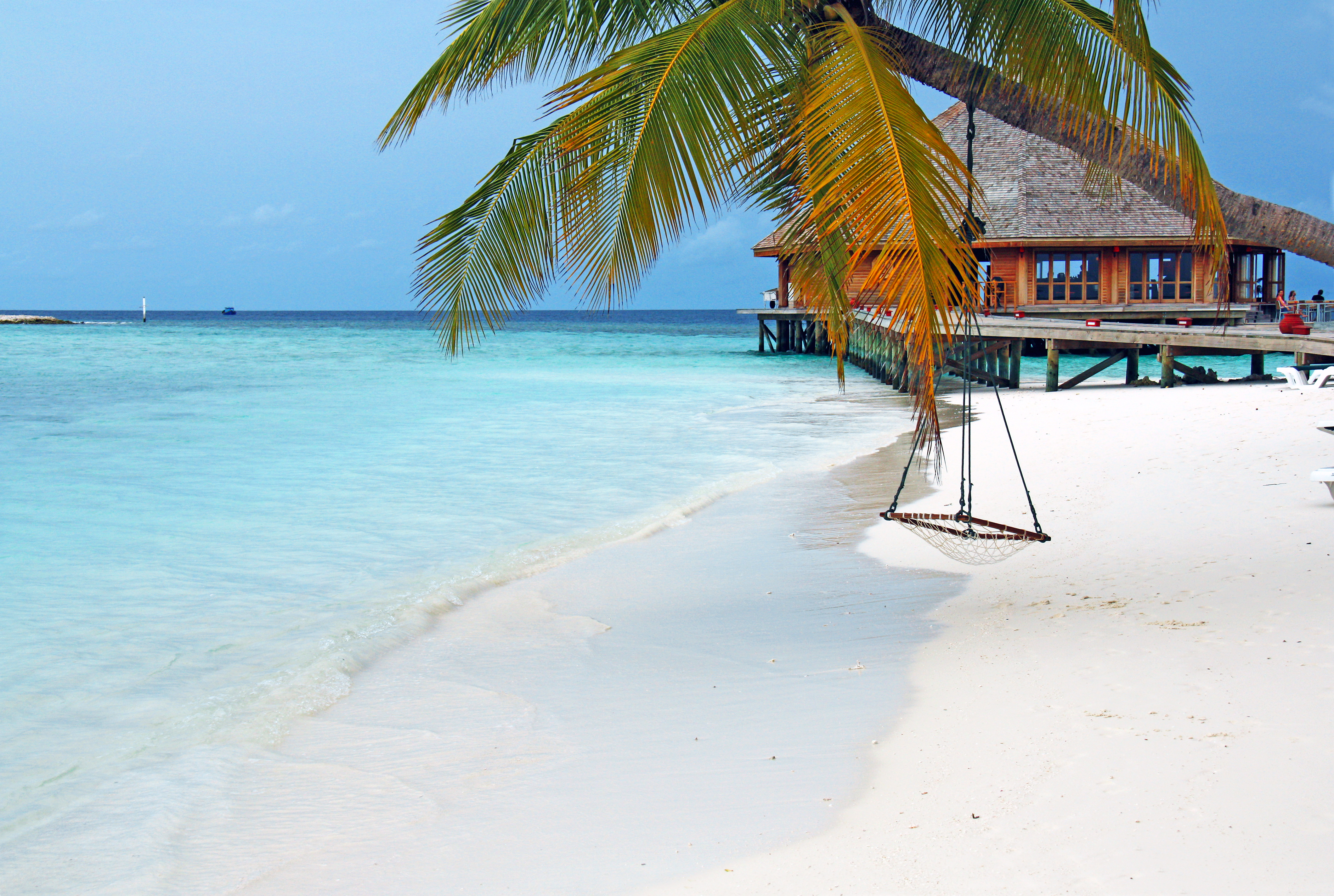 Шикарные пляжи на Мальдивах