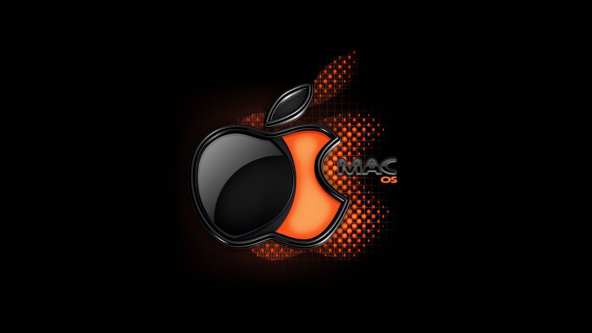 Обои фон, черный, логотип, мак, яблоко, брэнд, ос, background, black, logo, mac, apple, brand, os разрешение 1920x1080 Загрузить