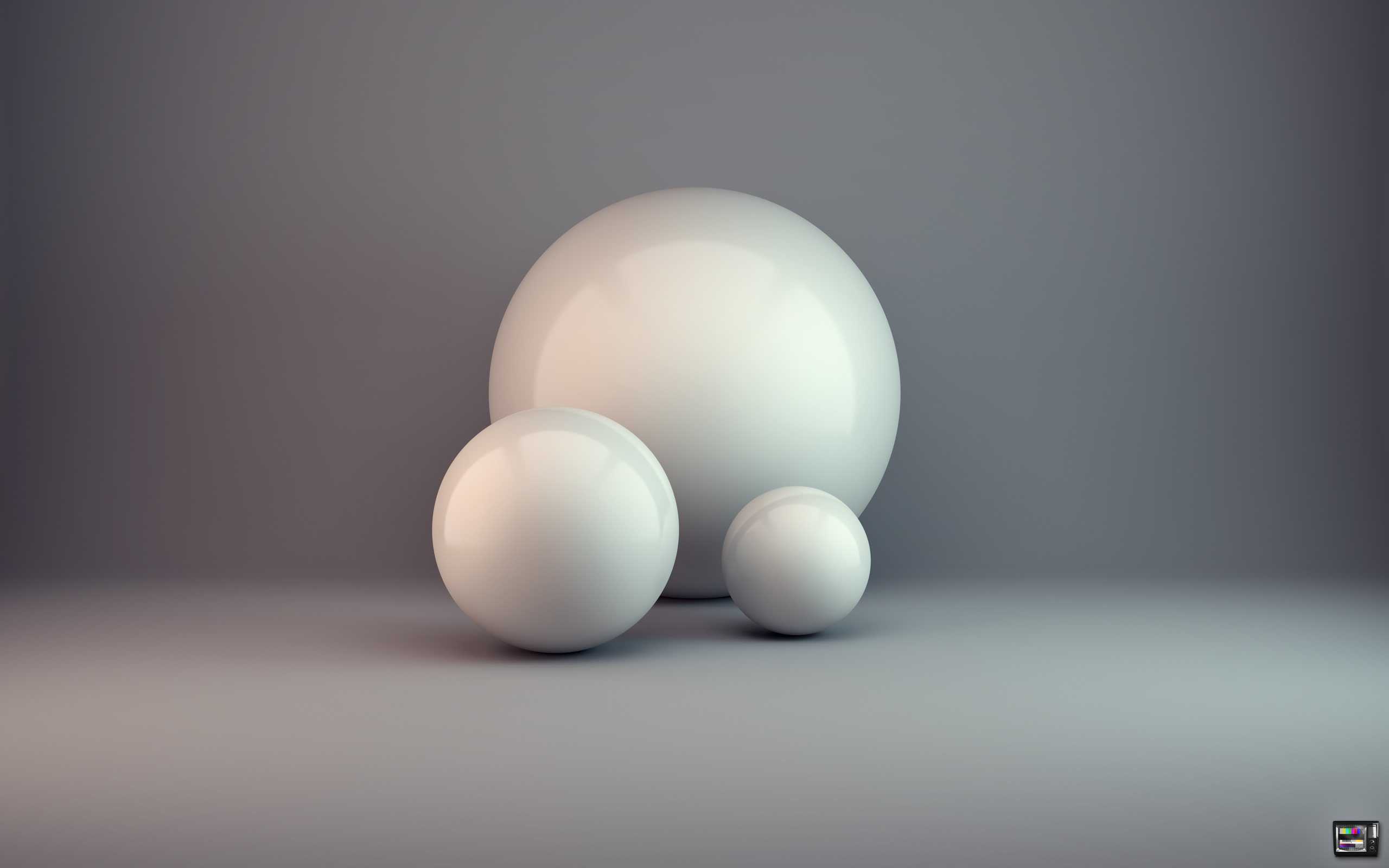 Обои шары, абстракция, минимализм, рендеринг, condezine, balls, abstraction, minimalism, rendering разрешение 2560x1600 Загрузить