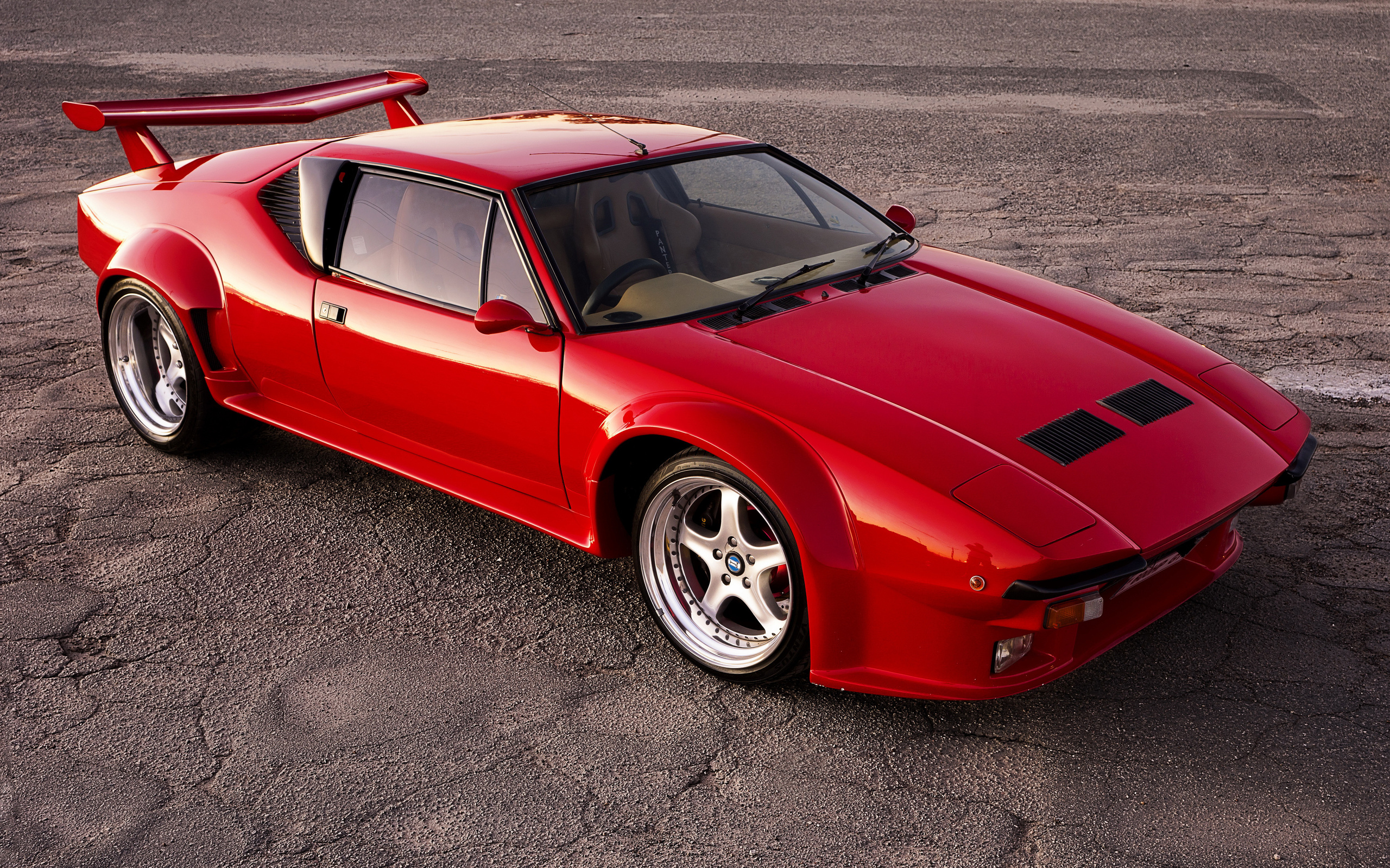 Обои авто, автомобиль, краcный, суперкар, de tomaso pantera, auto, car, red, supercar разрешение 2560x1600 Загрузить