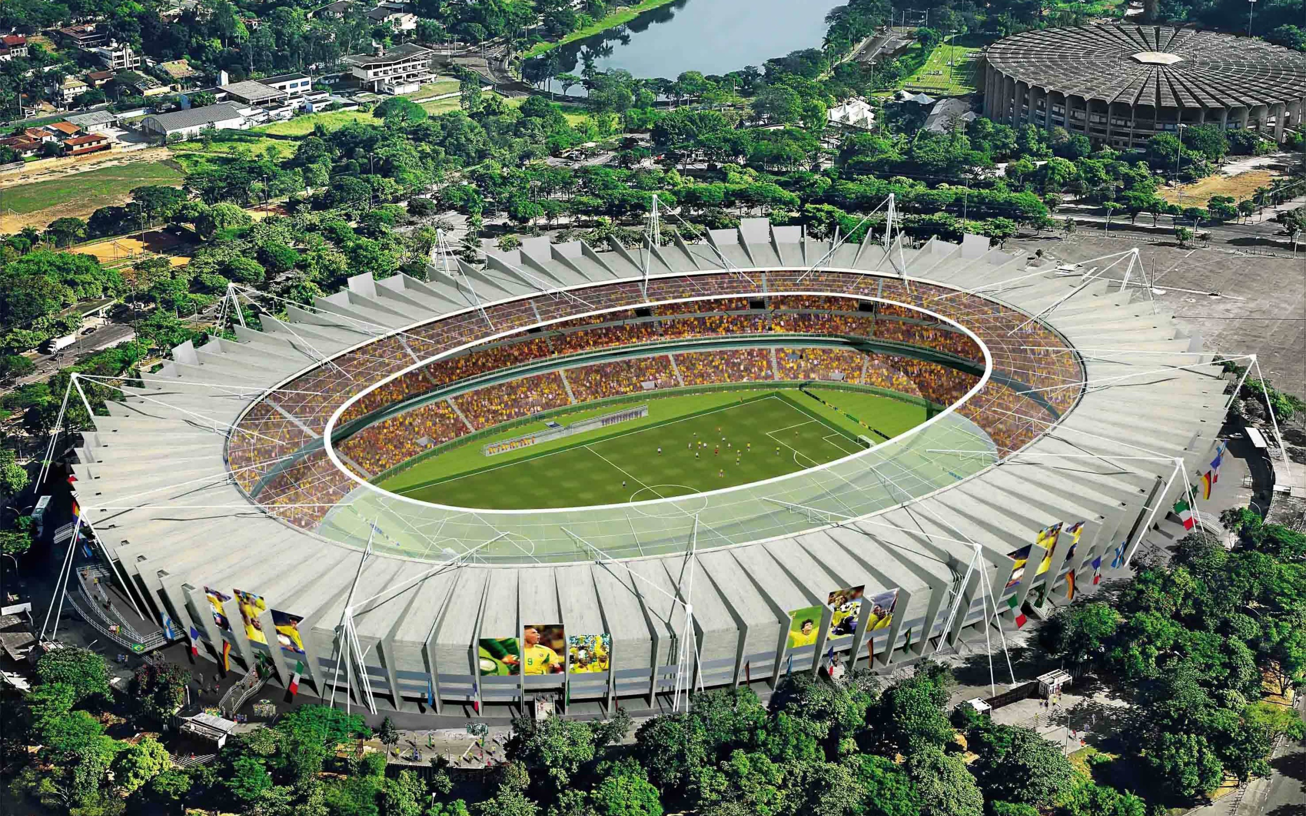 Обои новый стадион чемпионата мира по футболу в бр, new stadium world cup in br разрешение 2560x1600 Загрузить