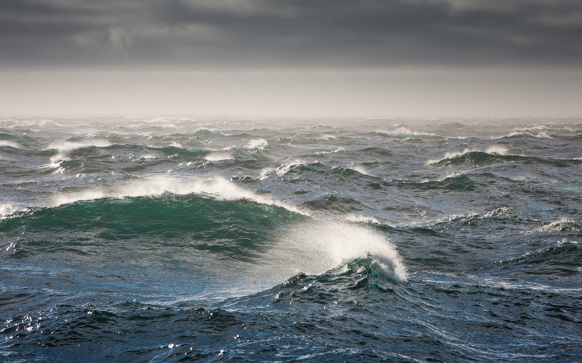 Обои волны, шторм, берингово море, bering sea, wave, storm, the bering sea разрешение 1920x1200 Загрузить