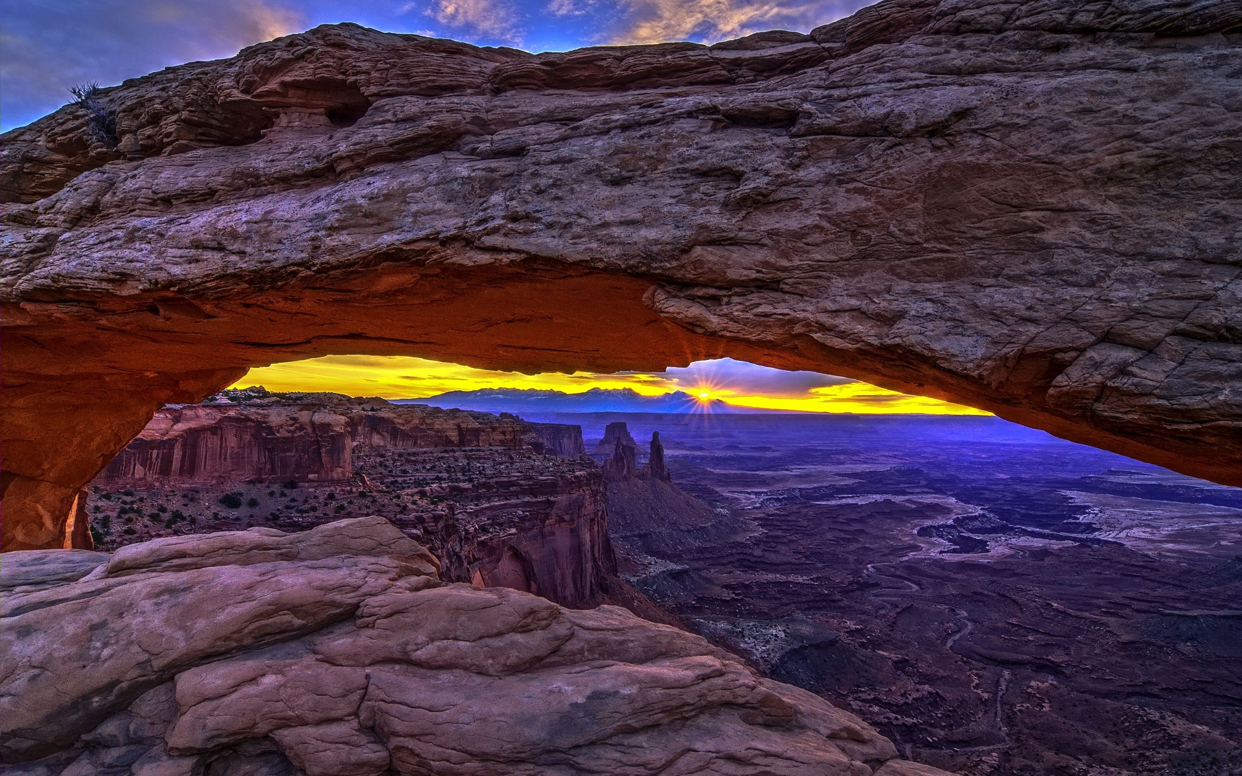 Обои национальный парк арки, near moab, штат юта, arches national park, utah разрешение 2560x1600 Загрузить