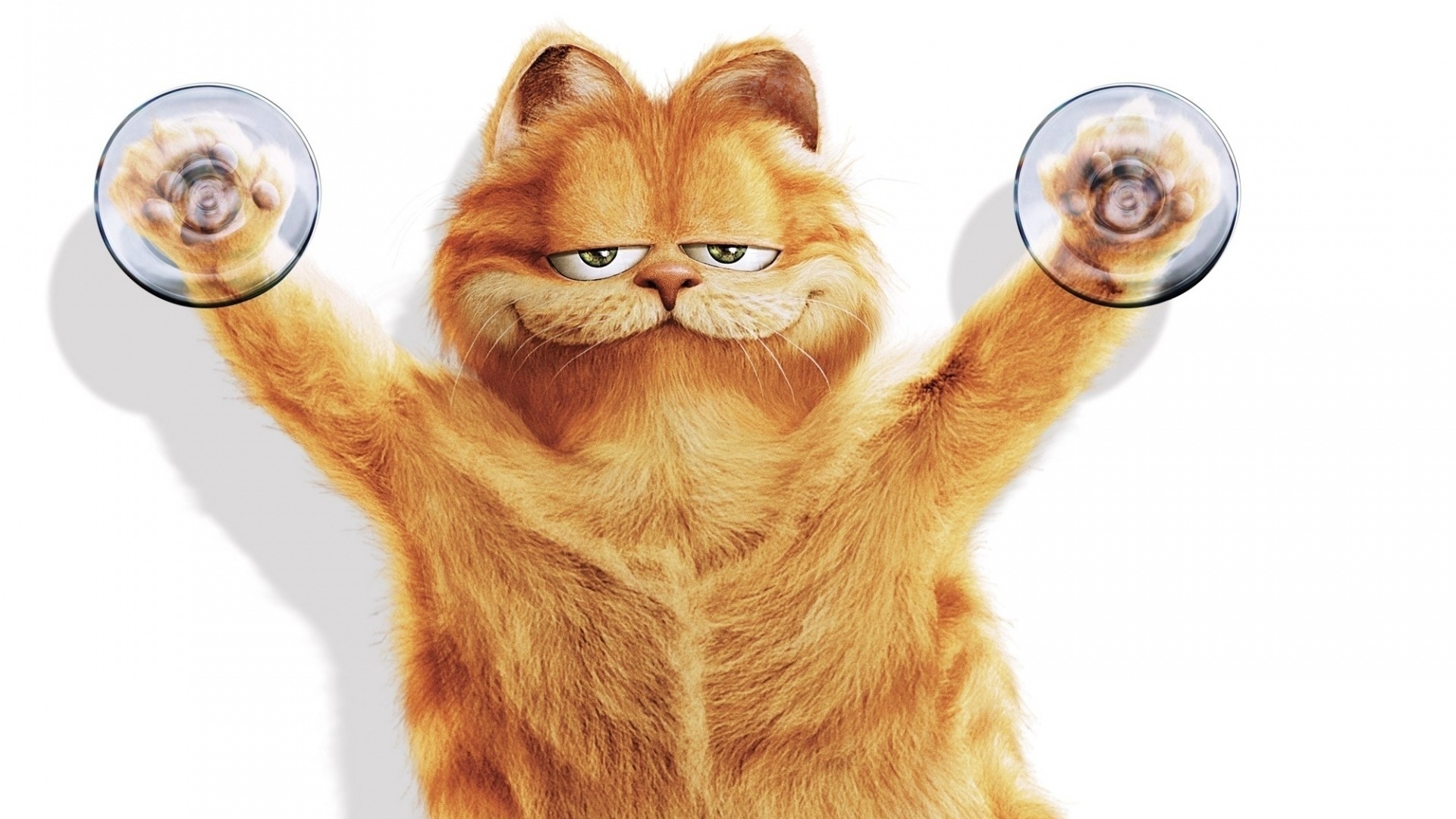 Скачать обои 3д, гарфилд, 3d, garfield разрешение 1280x800 #78488