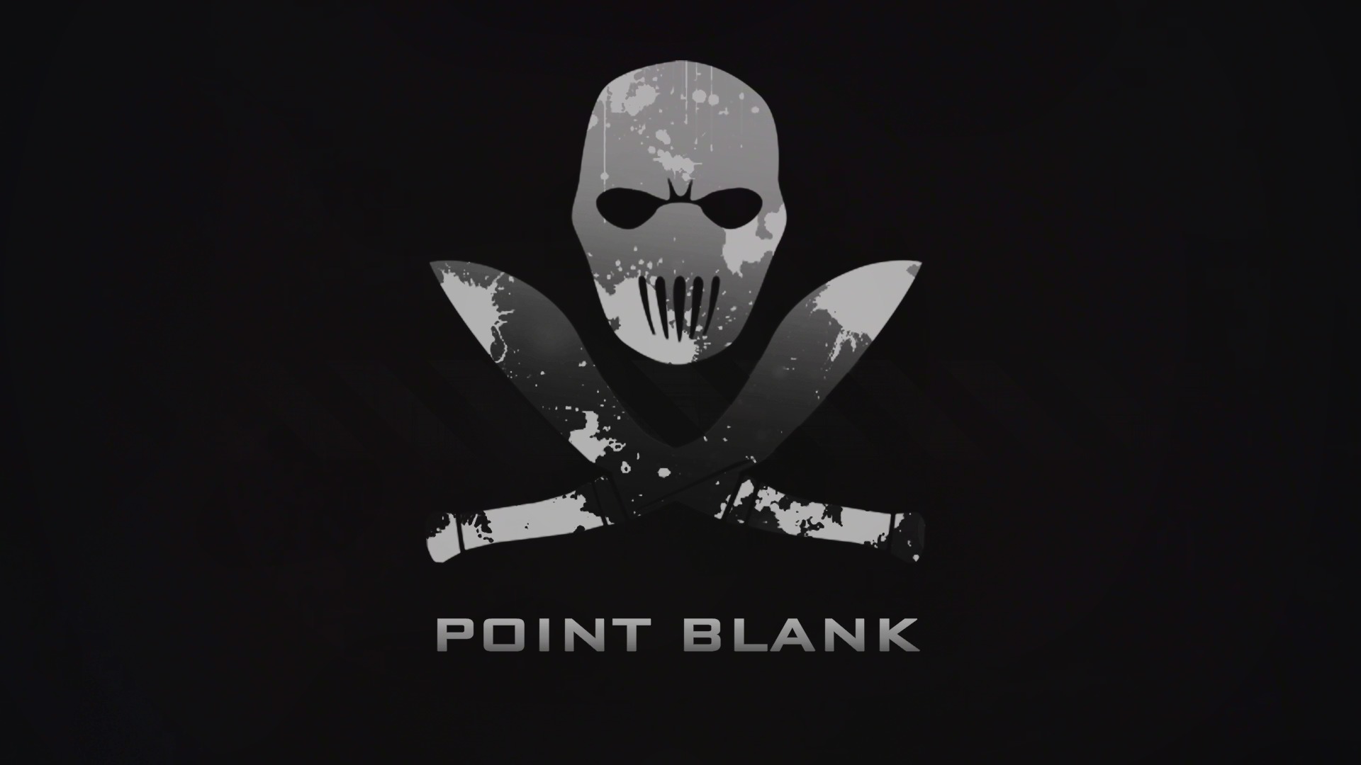 Обои минимализм, черный фон, игра, череп, point blank, minimalism, black background, the game, skull разрешение 1920x1080 Загрузить