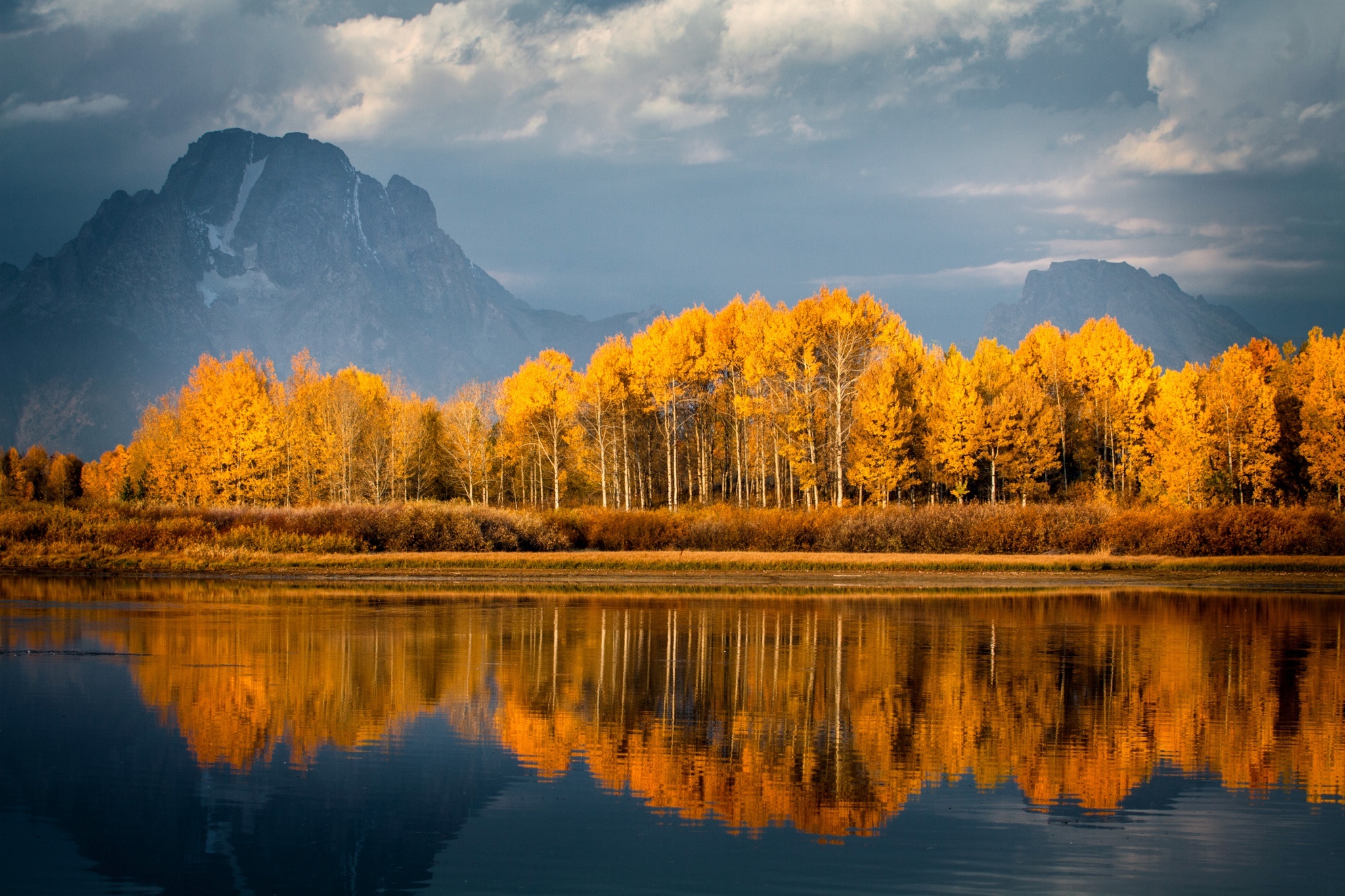 горы озеро осень загрузить