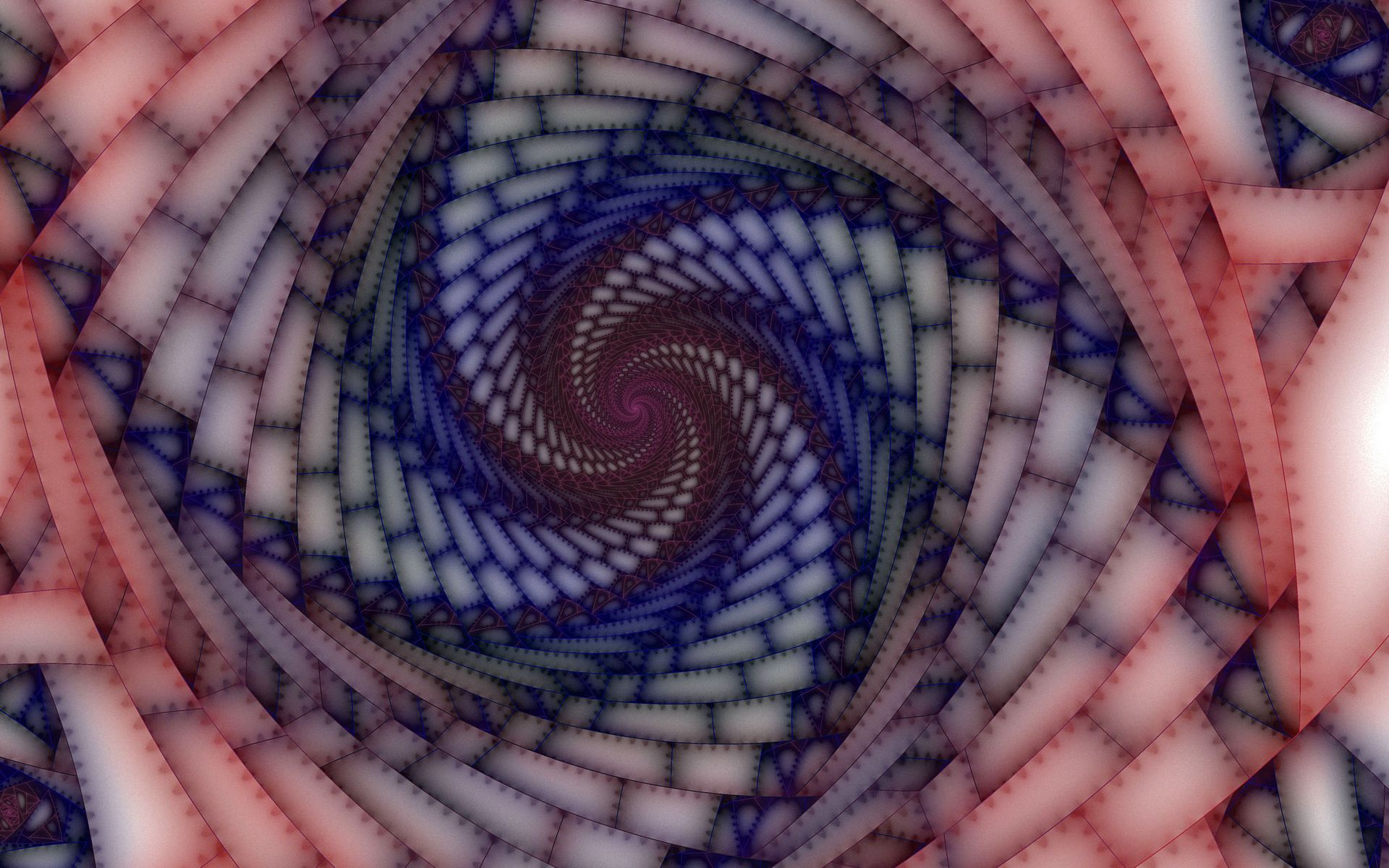 Обои фон, спираль, фрактал, 3д, цифровое искусство, background, spiral, fractal, 3d, digital art разрешение 1920x1200 Загрузить