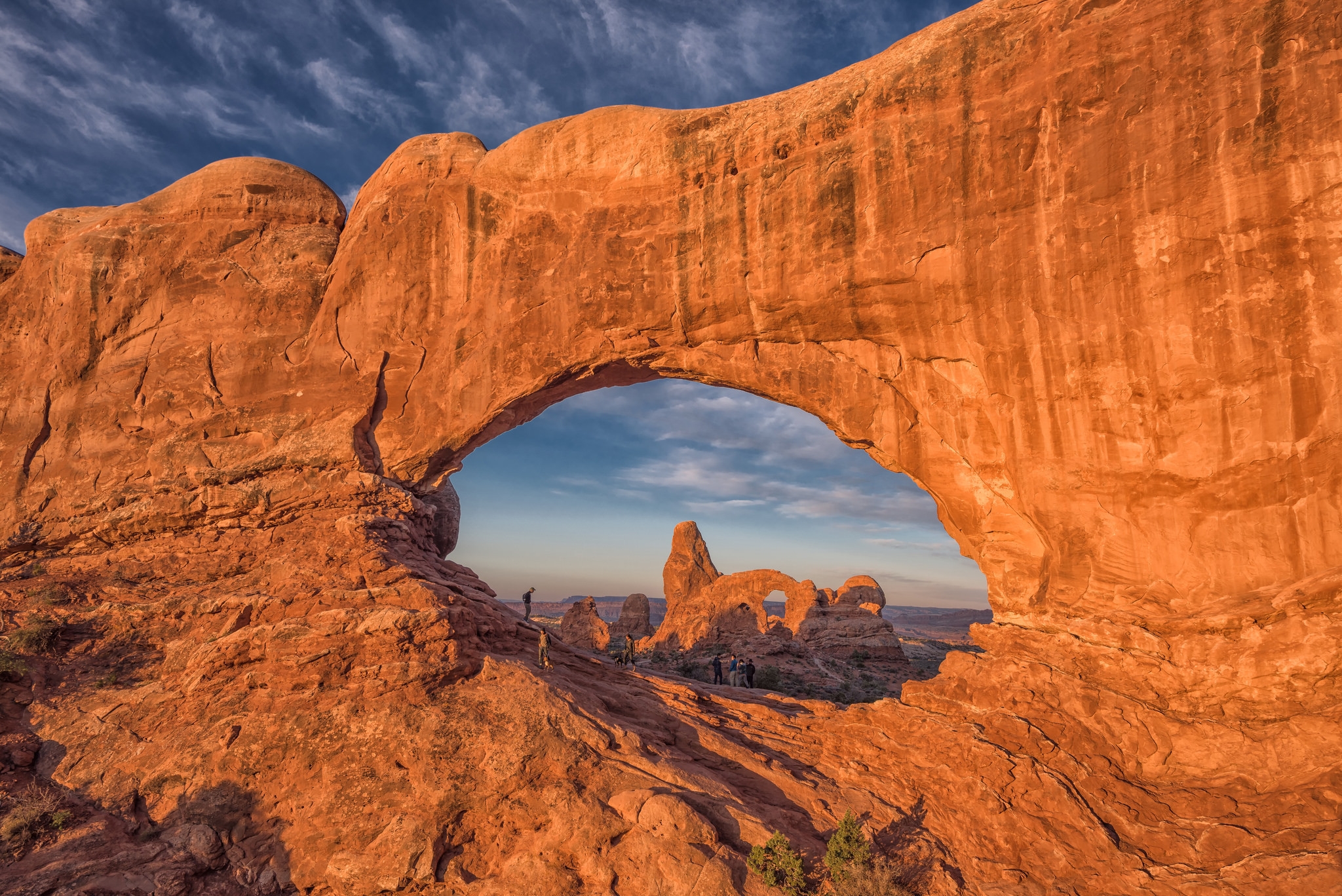 Double-O-Arch, арки, национальный, парк, США, штат, Юта без смс