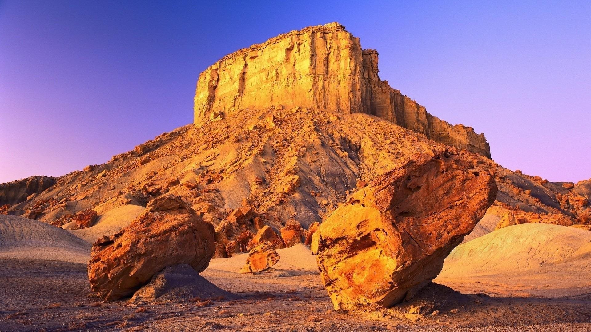 Обои скалы, пустыня, скал, : desert, wind erosion, rocks, desert разрешение 1920x1080 Загрузить